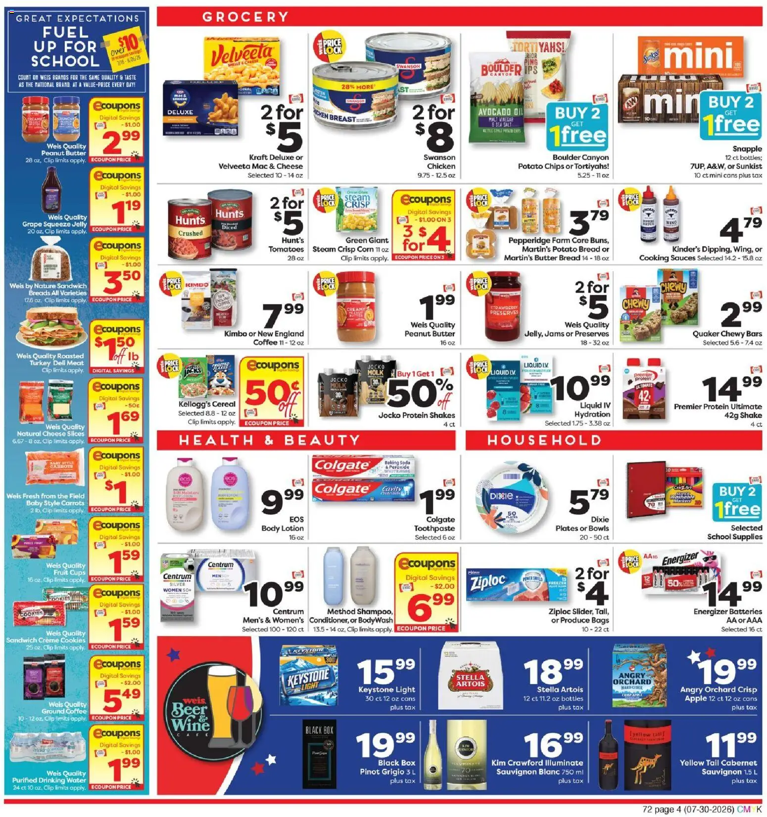 Weis - Weekly Circular - WV - valid from 07/30/2026 | Page: 4