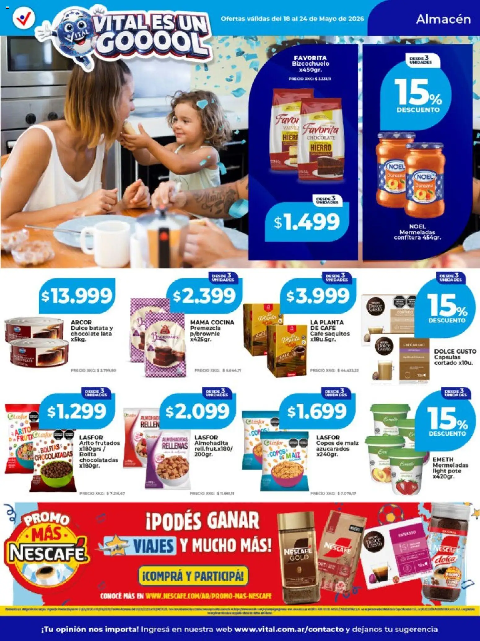 Vital - Ofertas │ válido desde el 18.05.2026 | Página: 13 | Productos: Copos, Cocina, Batata, Planta