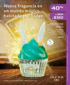 Vista previa de JAFRA catálogo, nuevo folleto de la tienda, válido en México a partir del 01.05.2026 | Página: 100 | Productos: Agua, Glitter, Fragancia, Polvo
