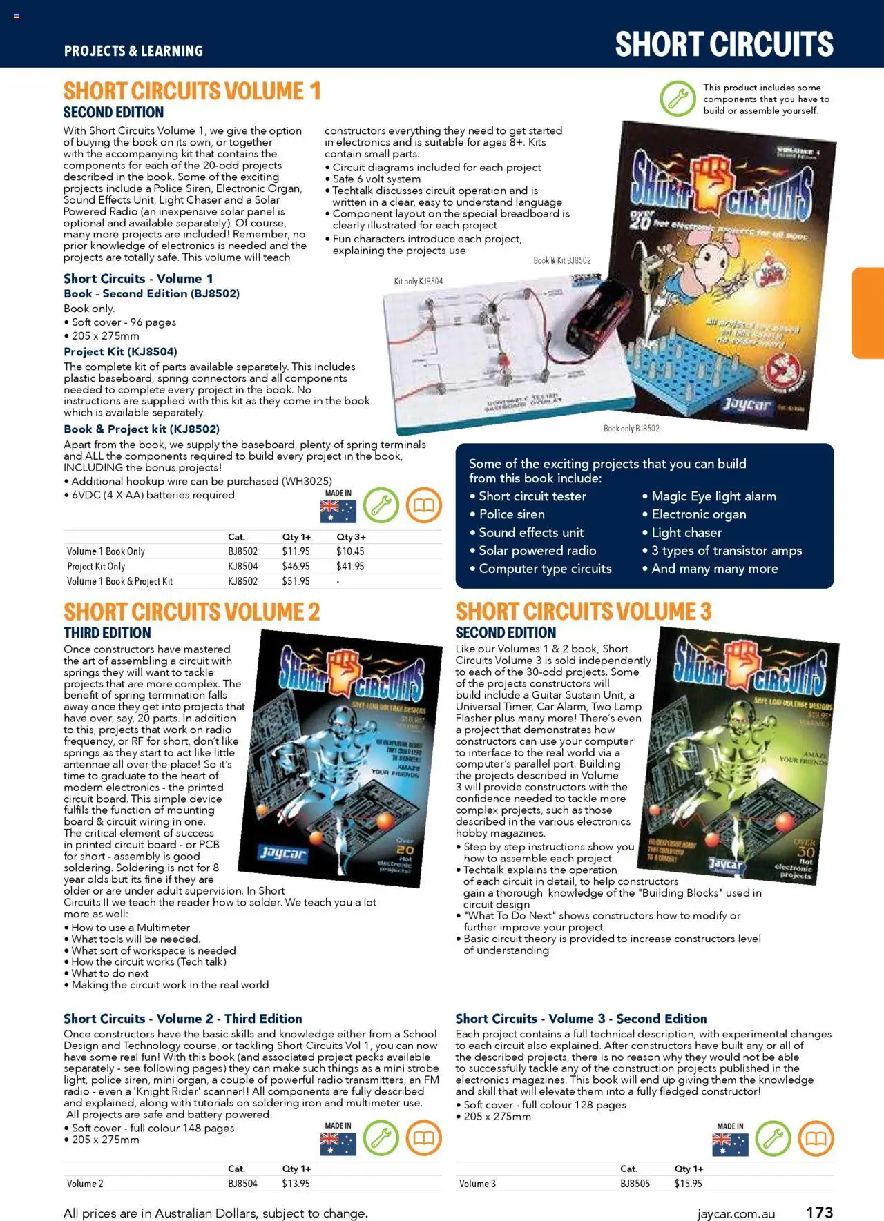 Jaycar catalogue - valid from 09/07/2025 | Page: 173 | Products: Lamp, Light, Kits, Batteries