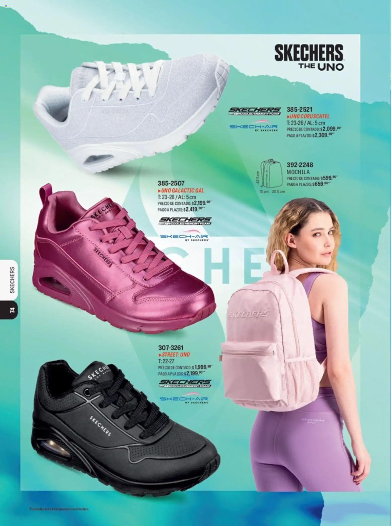 Nuevas ofertas de Andrea válidas en toda la República Mexicana desde el 15.04.2026. ¡Encuentra las mejores ofertas en Andrea catálogo Lo mejor en marcas! | Página: 56 | Productos: Mochila