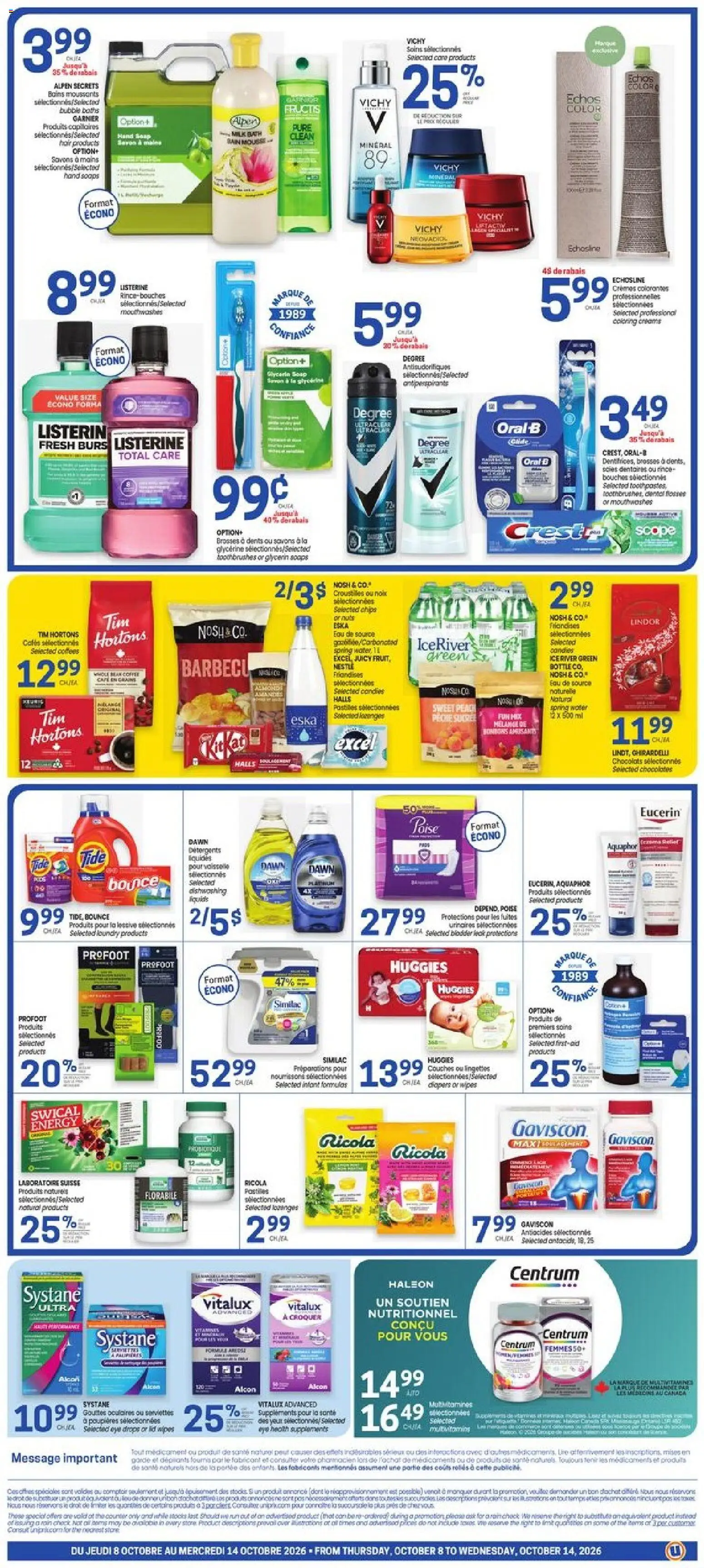 Uniprix flyer valid from Oct 8, 2026 | Page: 2