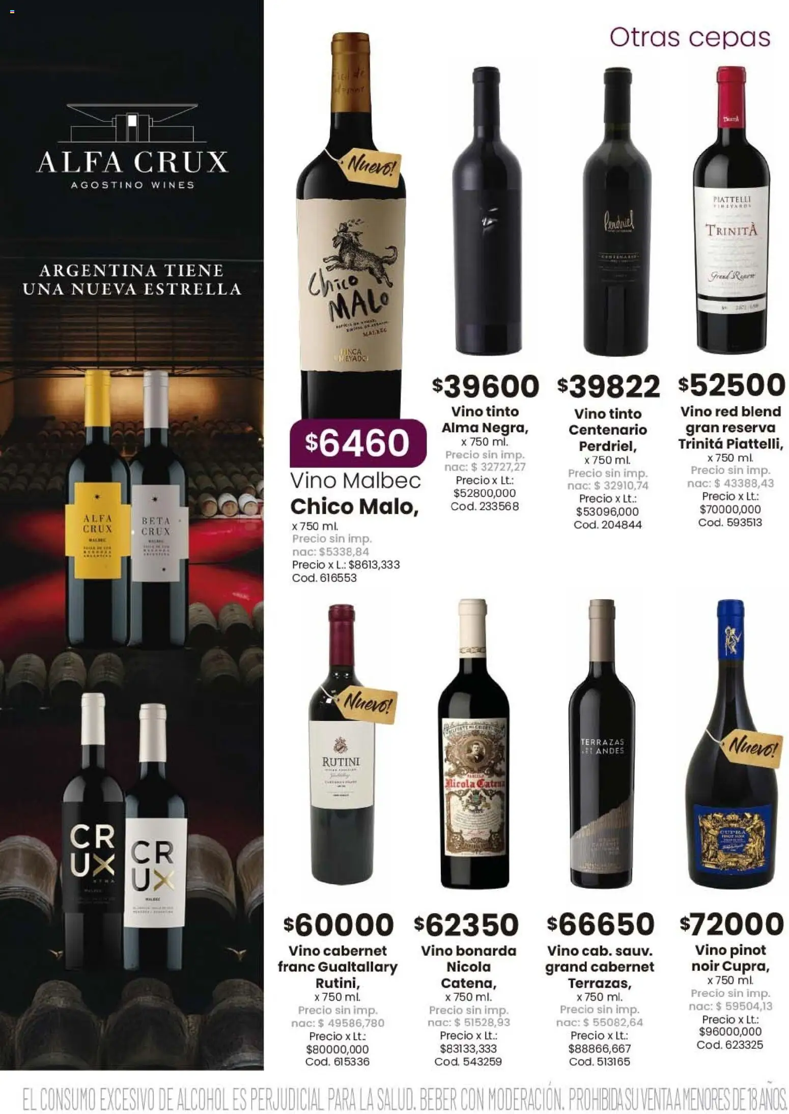 Coto - EL CONSUMO EXCESIVO DE ALCOHOL │ válido desde el 08.06.2026 | Página: 28 | Productos: Vino