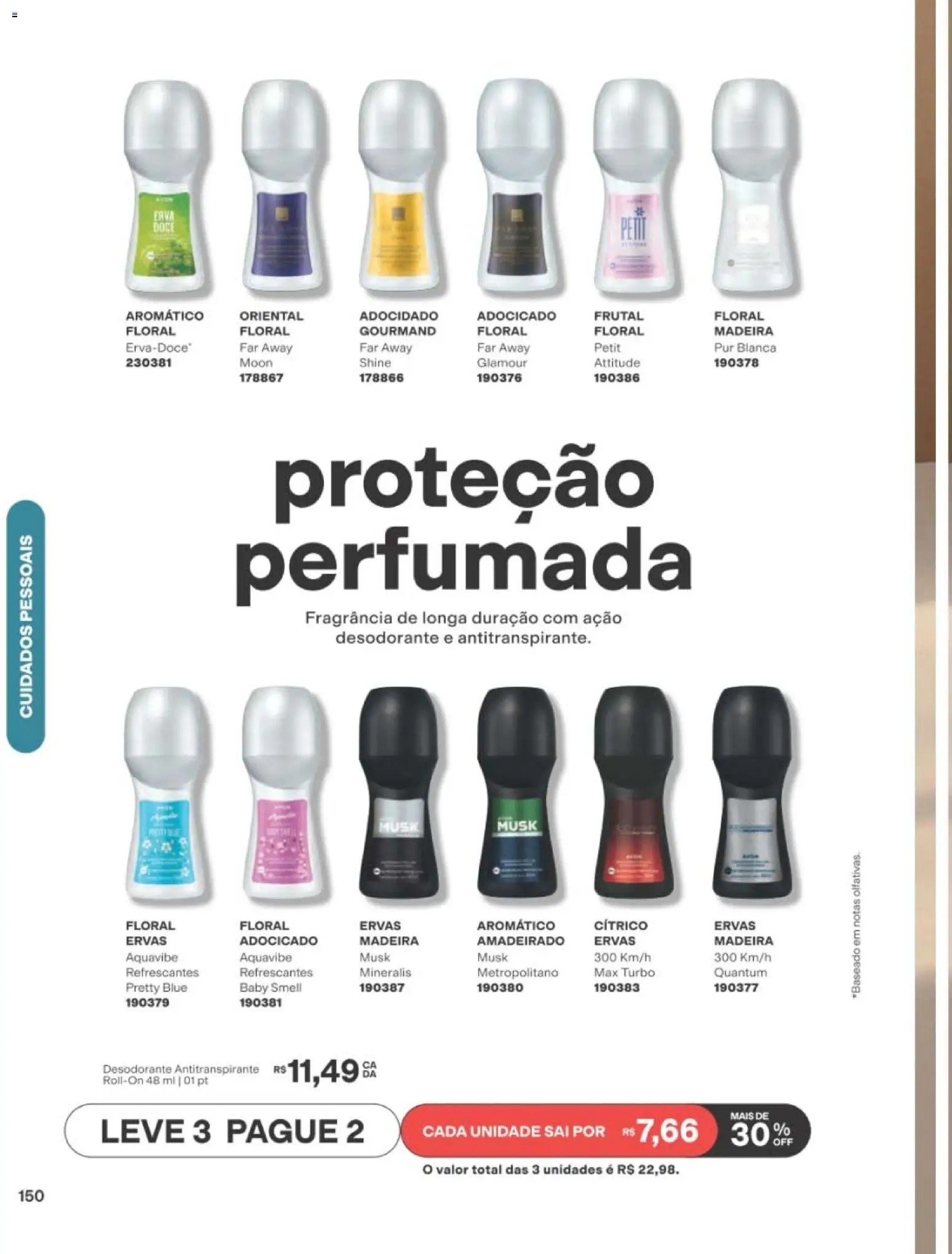 Avon Folheto - válido de 29/06/2026 | Página: 150 | Produtos: Fragrância, Desodorante