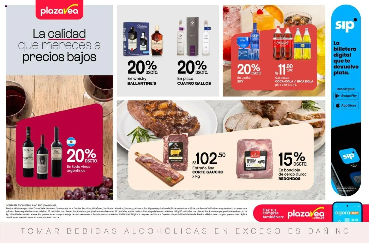Catálogo Plaza Vea válido desde 30/09/2026 | Página: 1