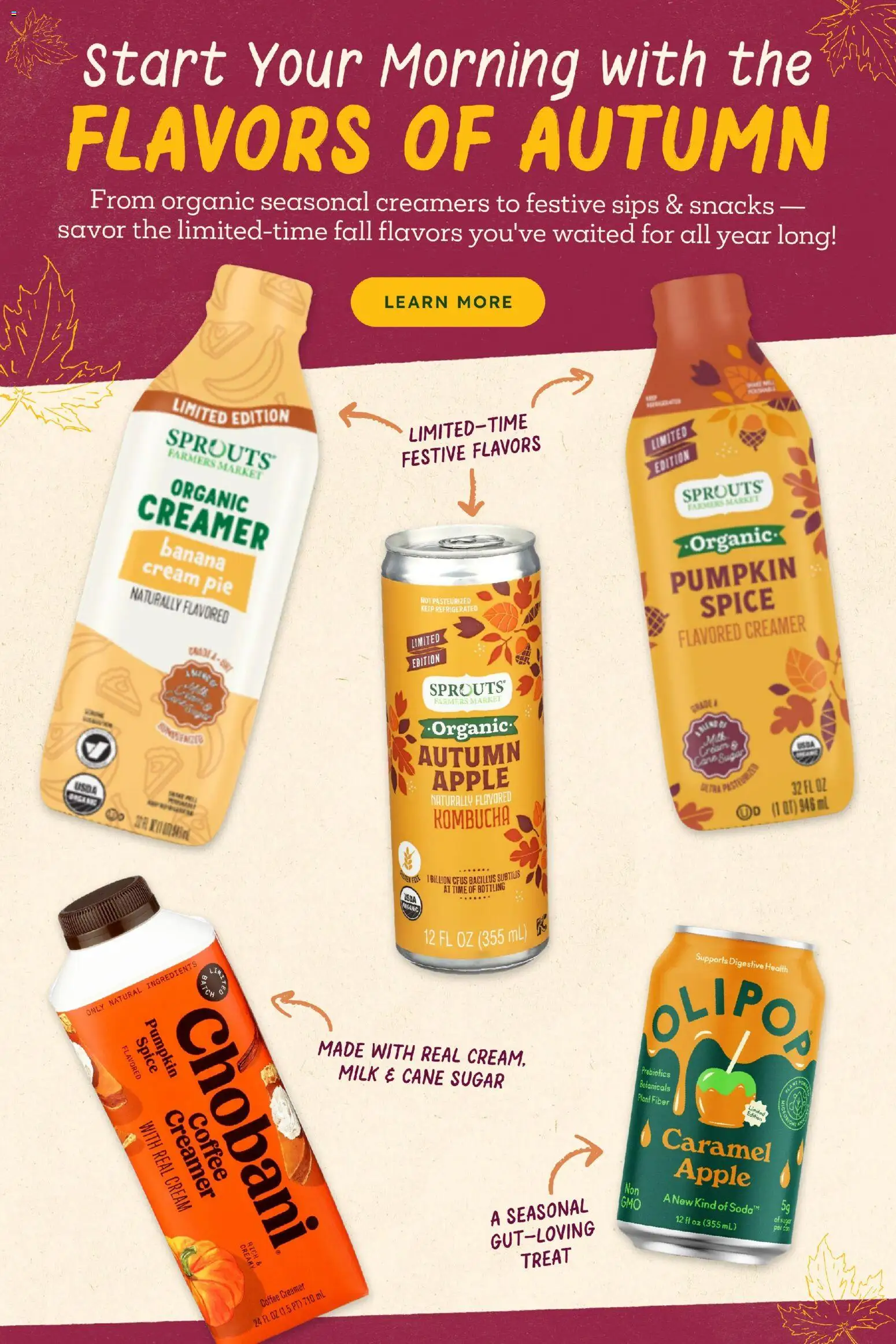 Sprouts Monthly Ad - valid from 08/26/2026 | Page: 21 | Products: Milk, Coffee, Cream, Snacks