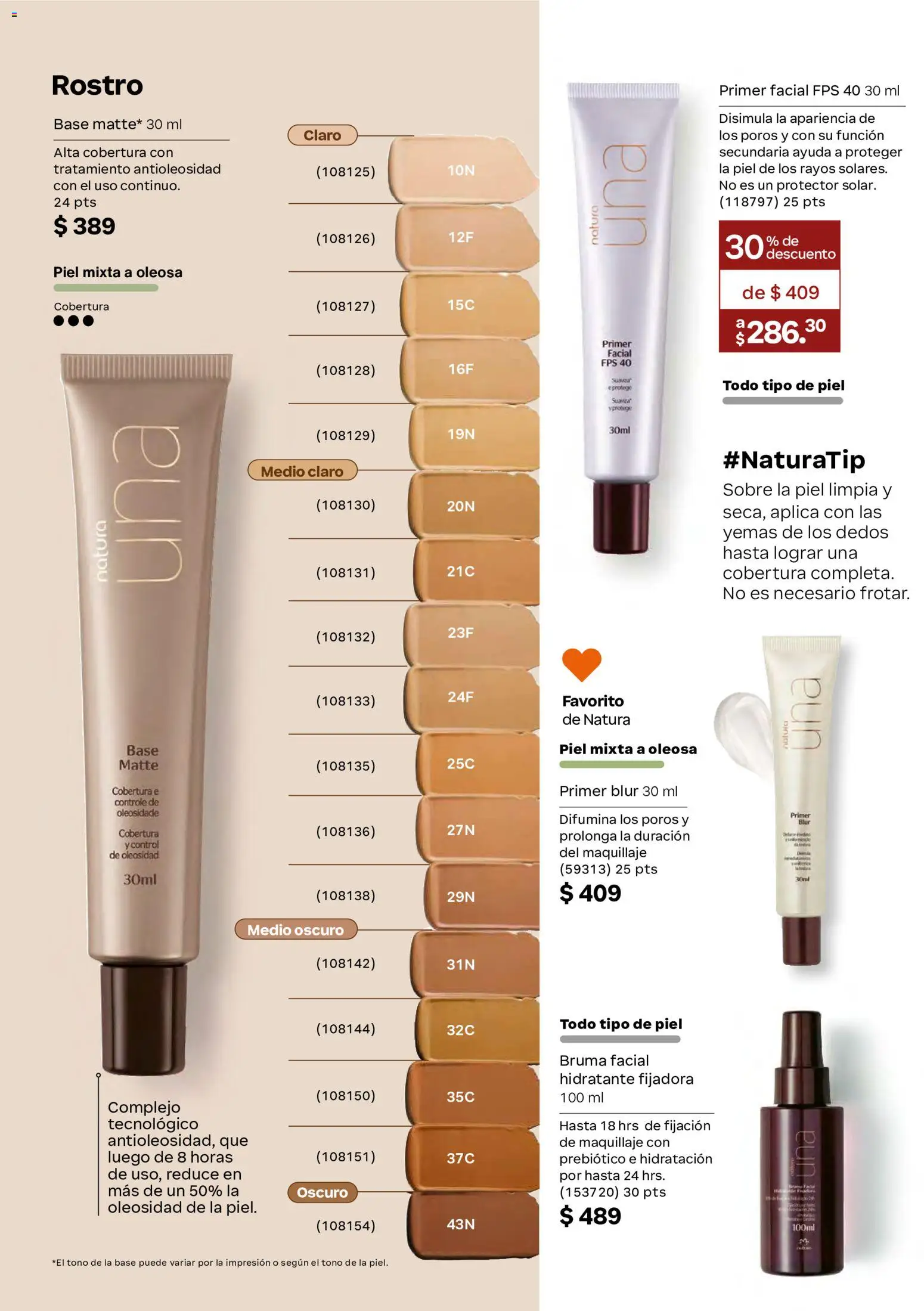 Nuevas ofertas de Natura válidas en toda la República Mexicana desde el 07/11/2026. ¡Encuentra las mejores ofertas en Natura campaña 17 2026! | Página: 105