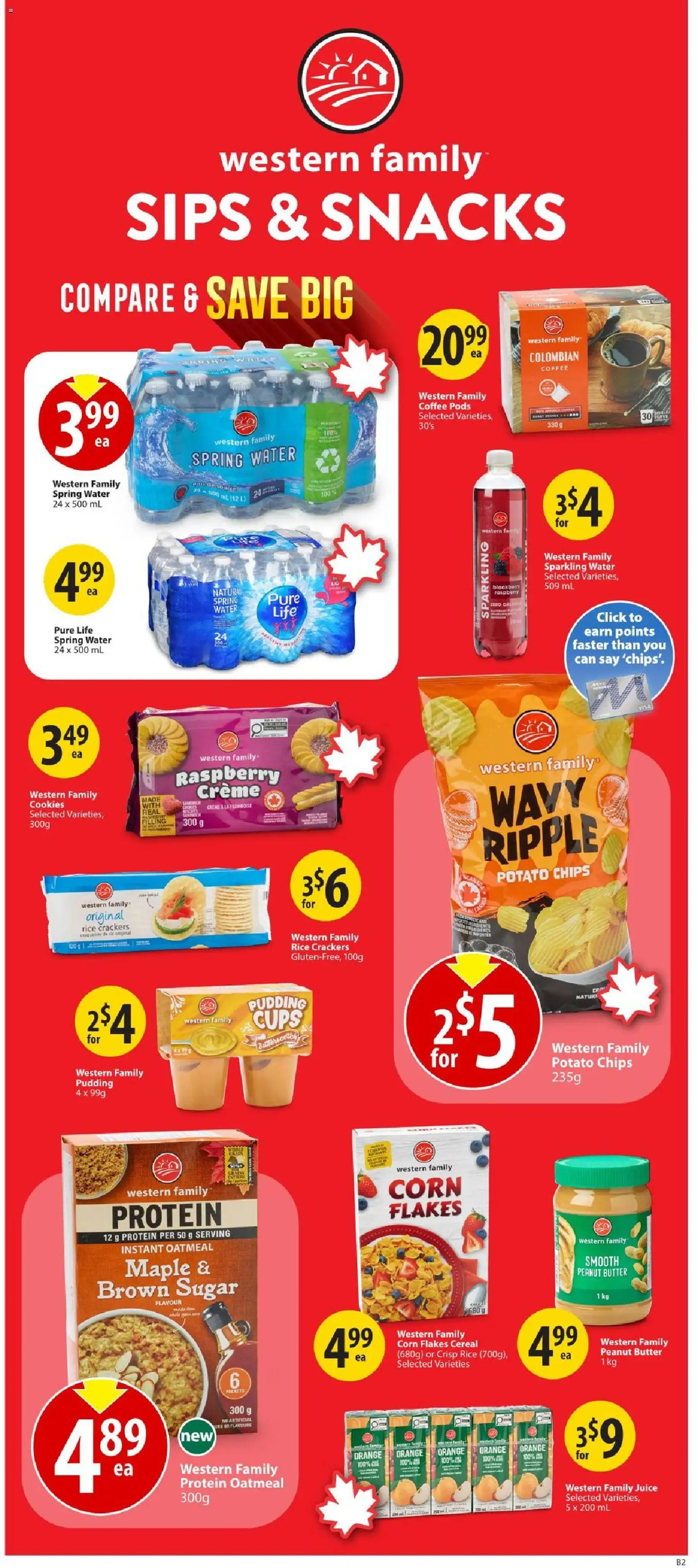 Save on foods flyer valid from Aug 6, 2026 | Page: 16 | Products: Rice, Cookies, Flakes, Juice