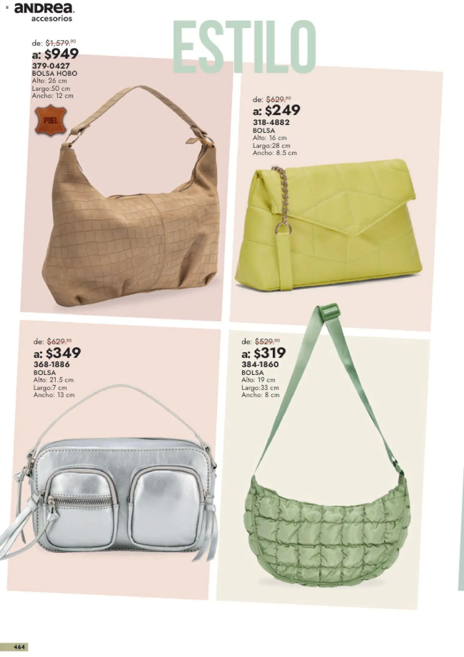 Nuevas ofertas de Andrea válidas en toda la República Mexicana desde el 26/07/2026. ¡Encuentra las mejores ofertas en Andrea catálogo Outlet! | Página: 464