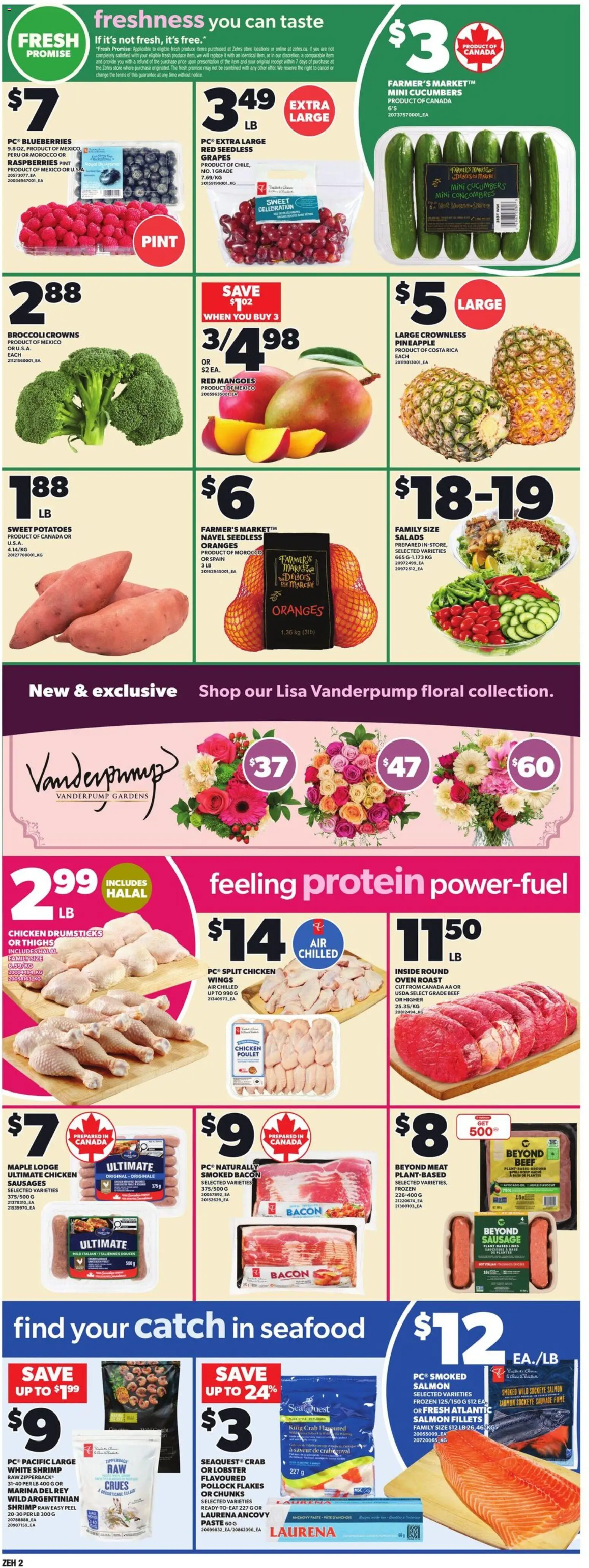 Zehrs flyer valid from 16.04.2026 | Page: 6 | Products: Beef, Flakes, Box, Oranges