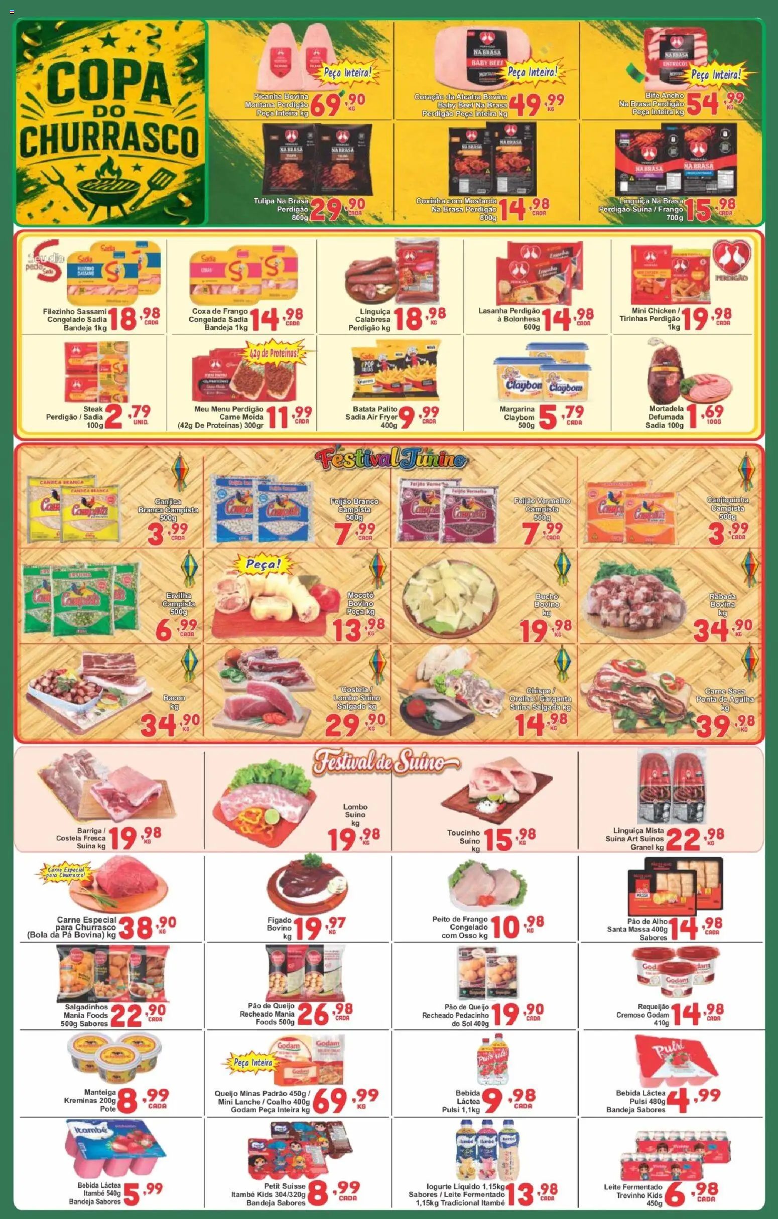 Rede Super Compras Folheto - válido de 22/06/2026 | Página: 3 | Produtos: Ervilha, Feijão, Copa, Peito de frango