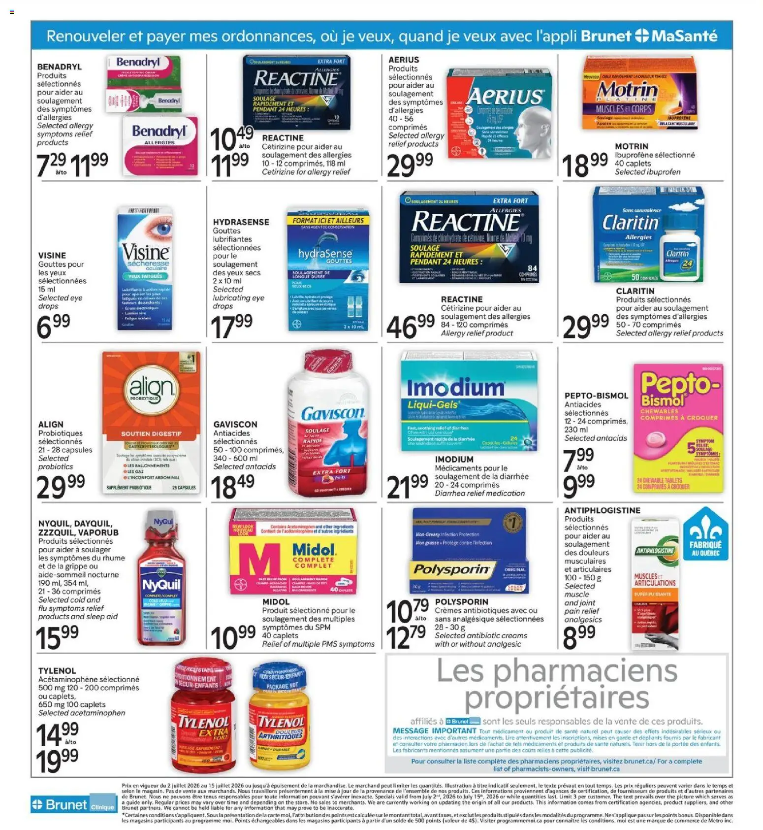 Brunet flyer valid from Jul 2, 2026 | Page: 4