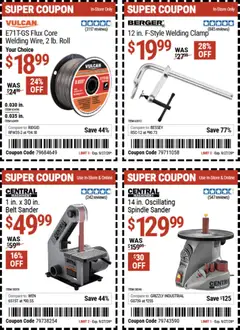 Preview of Harbor Freight weekly ads valid from 09/14/2026 | Page: 12 | Products: Clamp, Sander, Belt