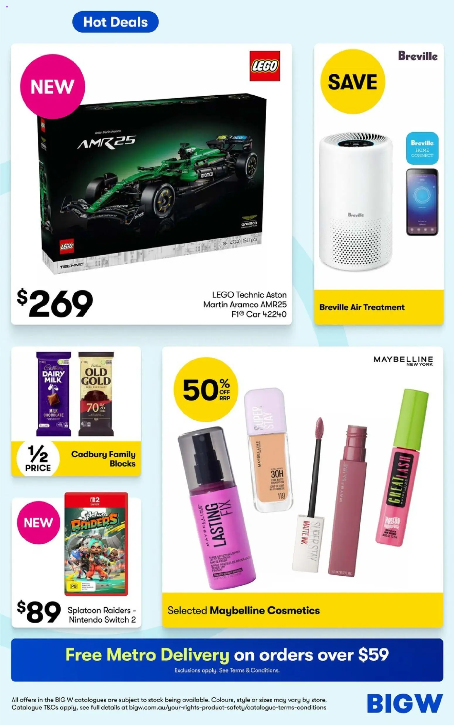 Big W catalogue - valid from 23/07/2026 | Page: 2 | Products: Nintendo Switch, Milk, Dairy, LEGO