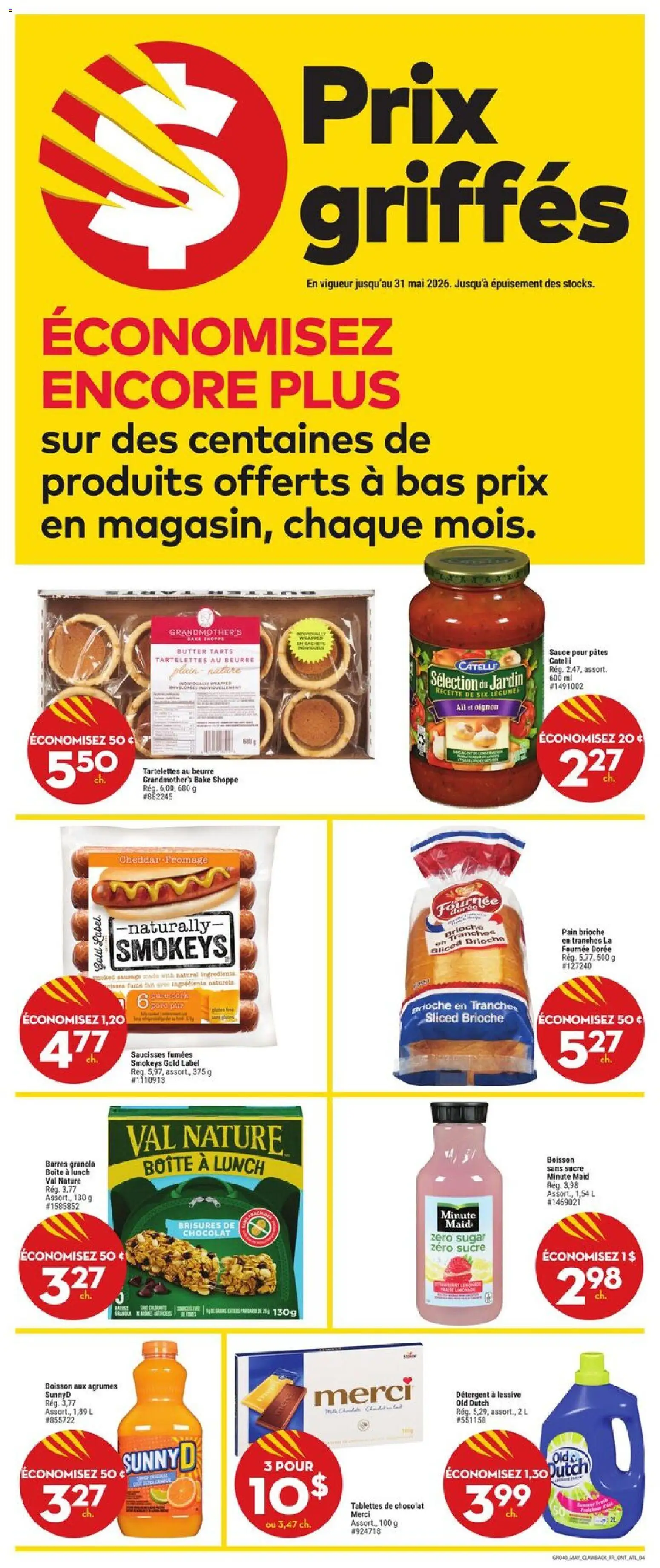 Giant Tiger flyer valid from 06.05.2026 | Page: 6 | Products: Pasta, Detergent, Chocolate, Pork
