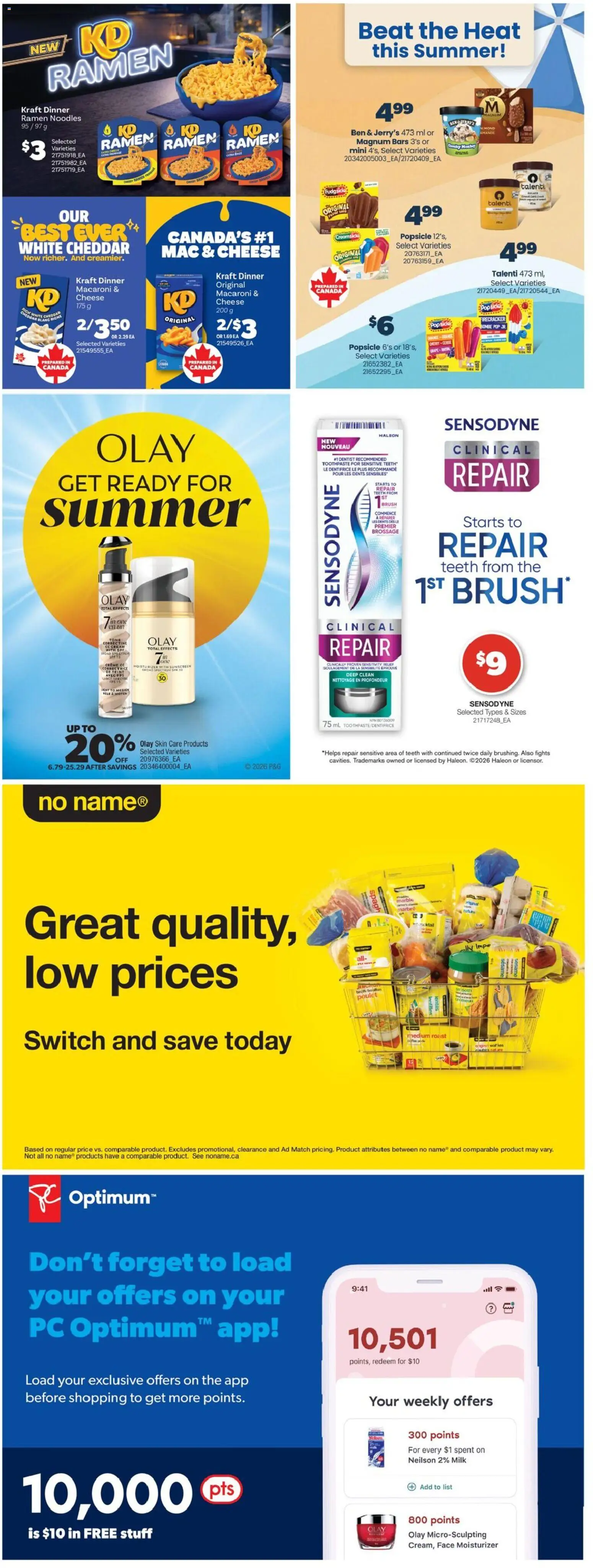 Real Canadian Superstore flyer valid from Jul 16, 2026 | Page: 37 | Products: CC cream, Brush, Toothpaste, Milk