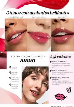 Vista previa Mary Kay - Catálogo válido desde el 01/09/2026 | Página: 27 | Productos: Aceite, Ingredientes, Dulce