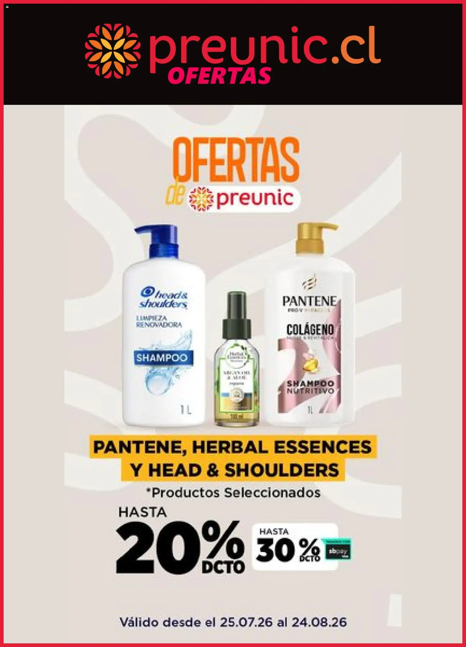 Preunic Ofertas │ válido desde el 09.08.2026 | Página: 6 | Productos: Head & Shoulders, Shampoo