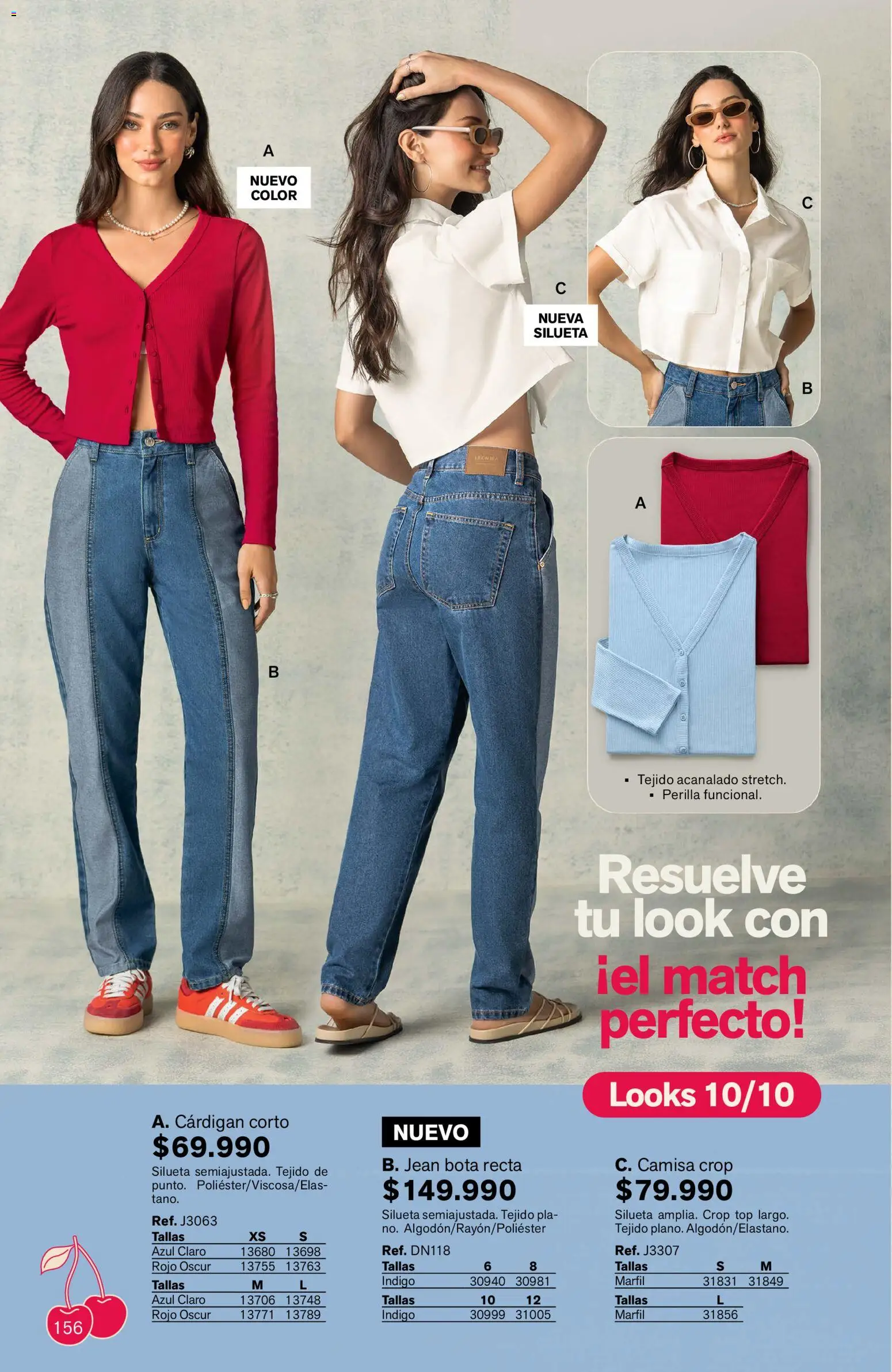 Leonisa revista - valida desde el 01/10/2026 | Página: 156 | Productos: Jean, Top, Camisa
