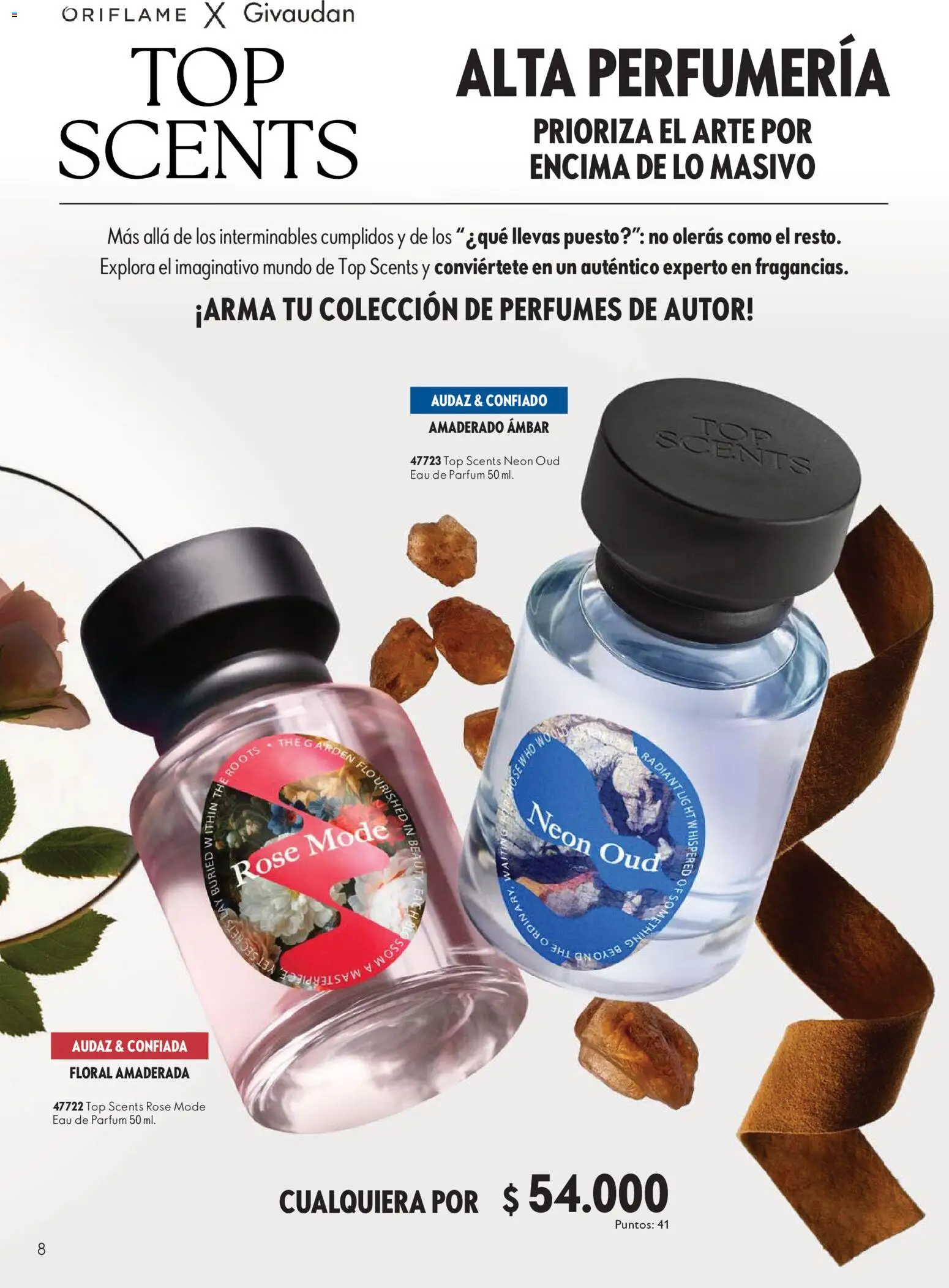 Oriflame Ofertas │ válido desde el 21.08.2026 | Página: 8 | Productos: Perfumes, Top