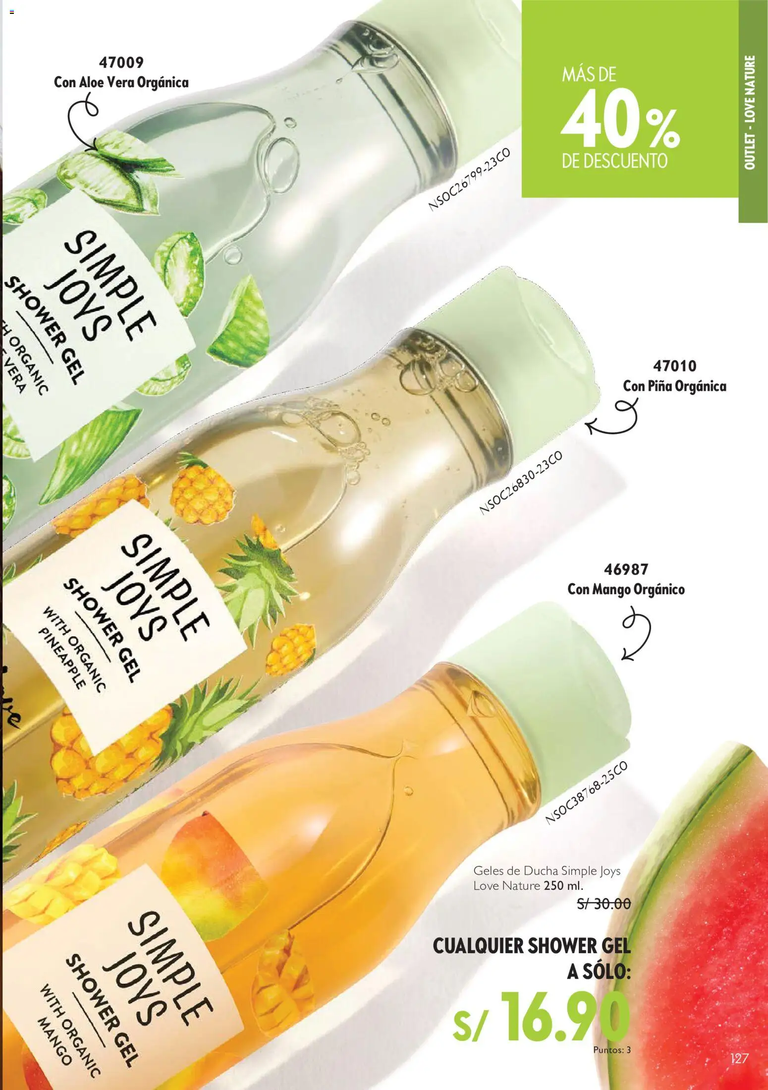 Catálogo Oriflame válido desde 01/08/2026 | Página: 127 | Productos: Ducha, Piña