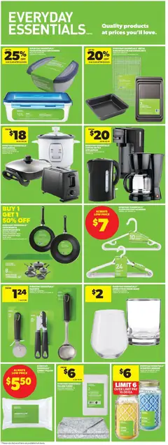 Preview of Real Canadian Superstore weekly flyer / circulaire from shop Real Canadian Superstore valid from 30.04.2026 | Page: 20 | Products: Tea, Cutter, Pillow, Coffee