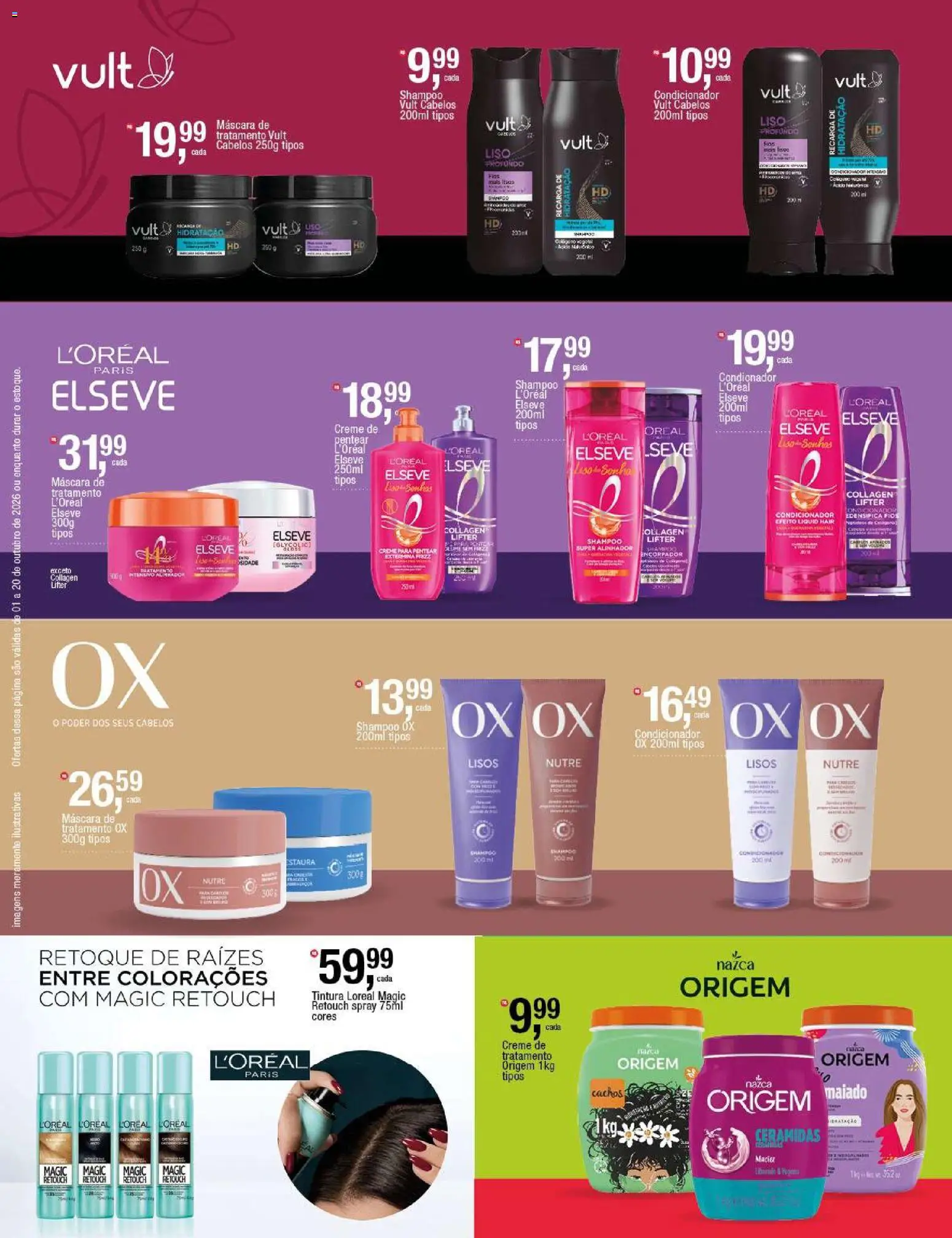 Frangolândia Folheto - válido de 01/10/2026 | Página: 5 | Produtos: Shampoo, Condicionador, Creme, Creme para pentear