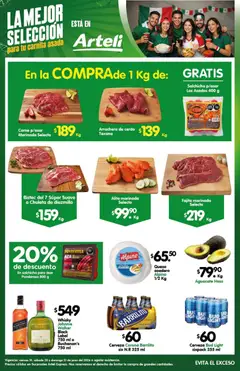 Vista previa de Arteli folleto Carne Express, nuevo folleto de la tienda, válido en México a partir del 19.06.2026