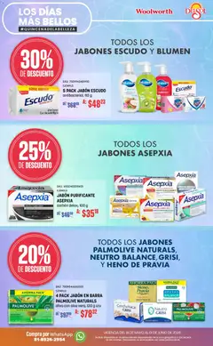 Vista previa de Del Sol y Woolworth catálogo, nuevo folleto de la tienda, válido en México a partir del 14.05.2026 | Página: 12