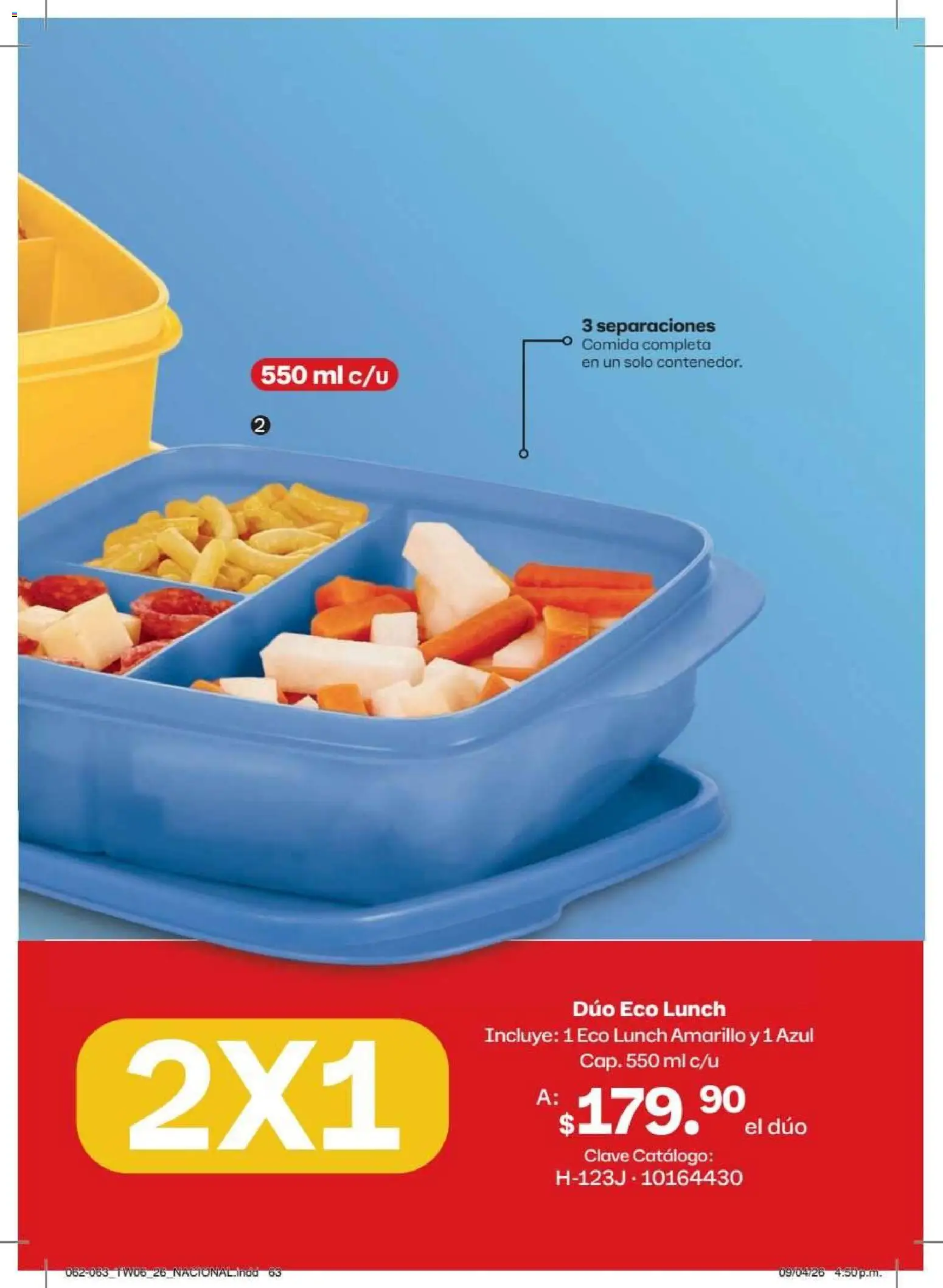 Nuevas ofertas de Tupperware válidas en toda la República Mexicana desde el 18.05.2026. ¡Encuentra las mejores ofertas en Tupperware catálogo! | Página: 63