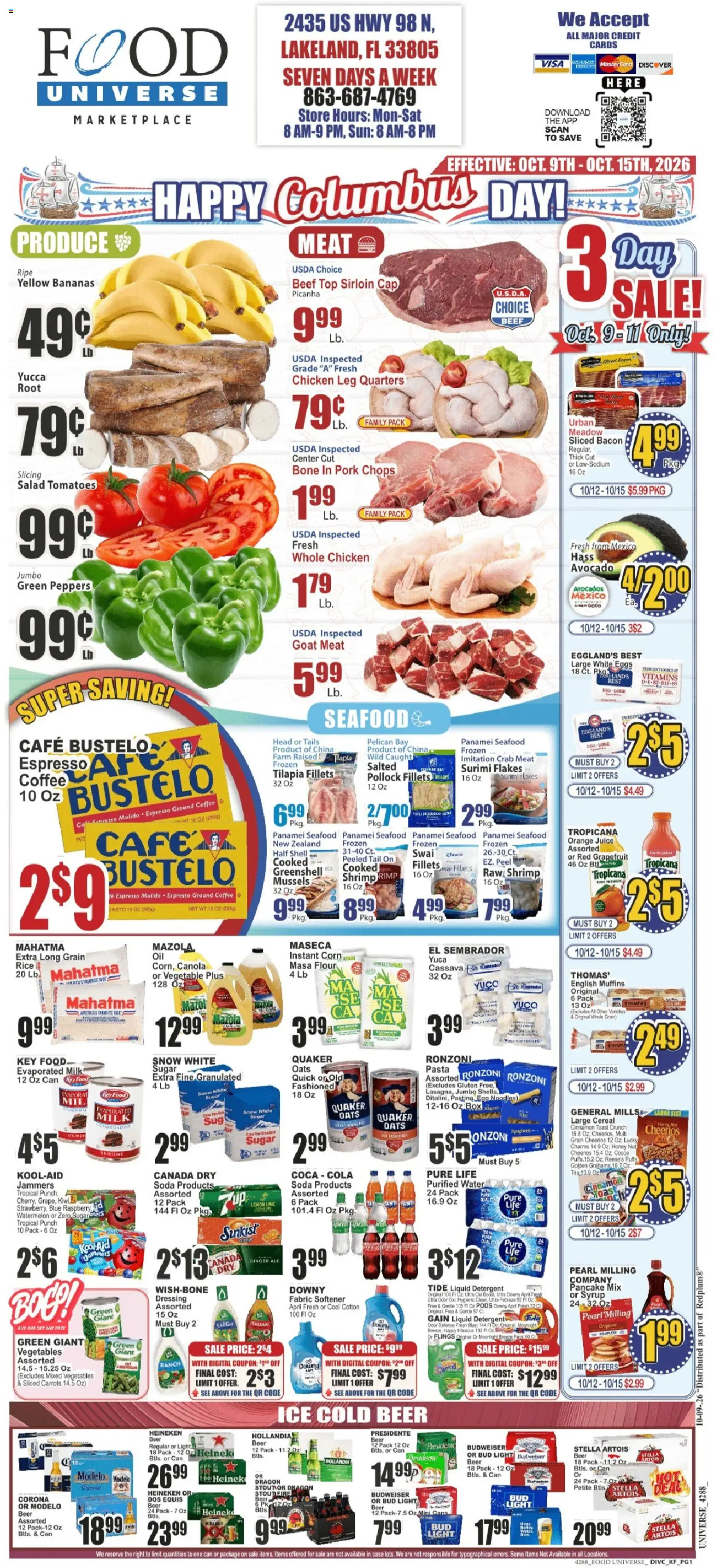 Food Universe (10/09 - 10/15 2026) Friday, October 9