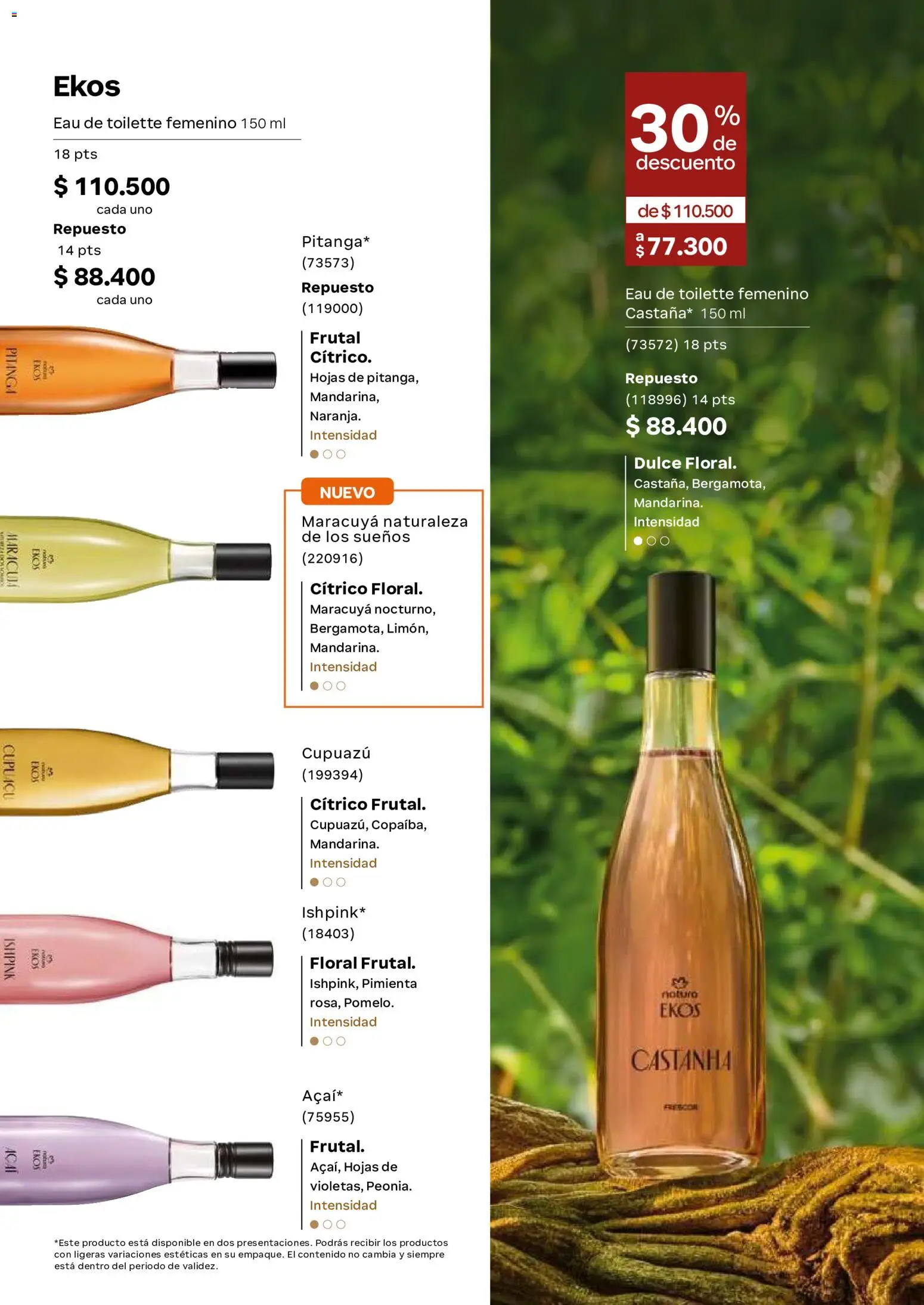 Natura revista - valida desde el 02/09/2026 | Página: 40 | Productos: Pimienta, Maracuyá, Eau de toilette