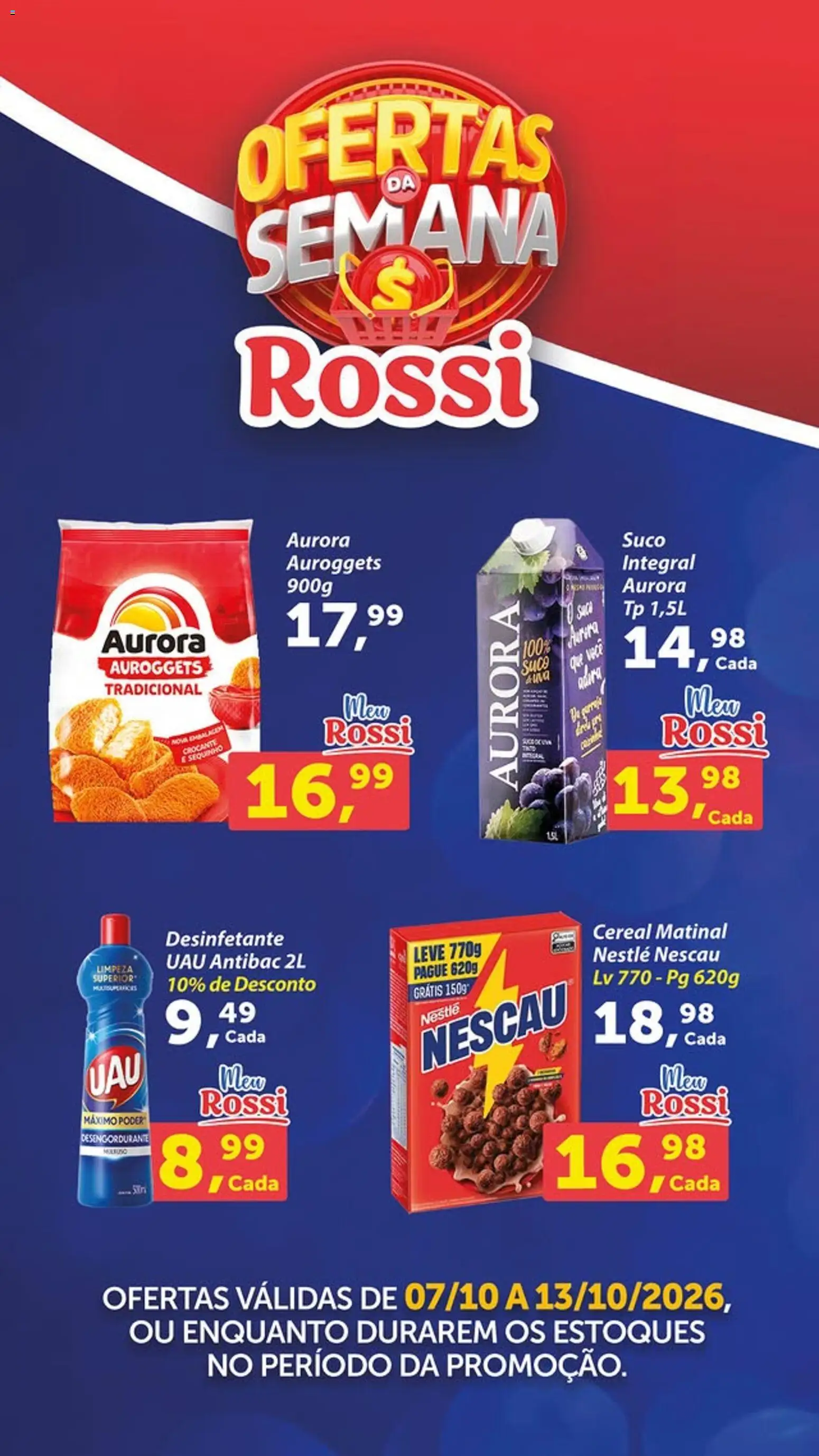 Rossi Supermercados Folheto - válido de 07/10/2026 | Página: 1