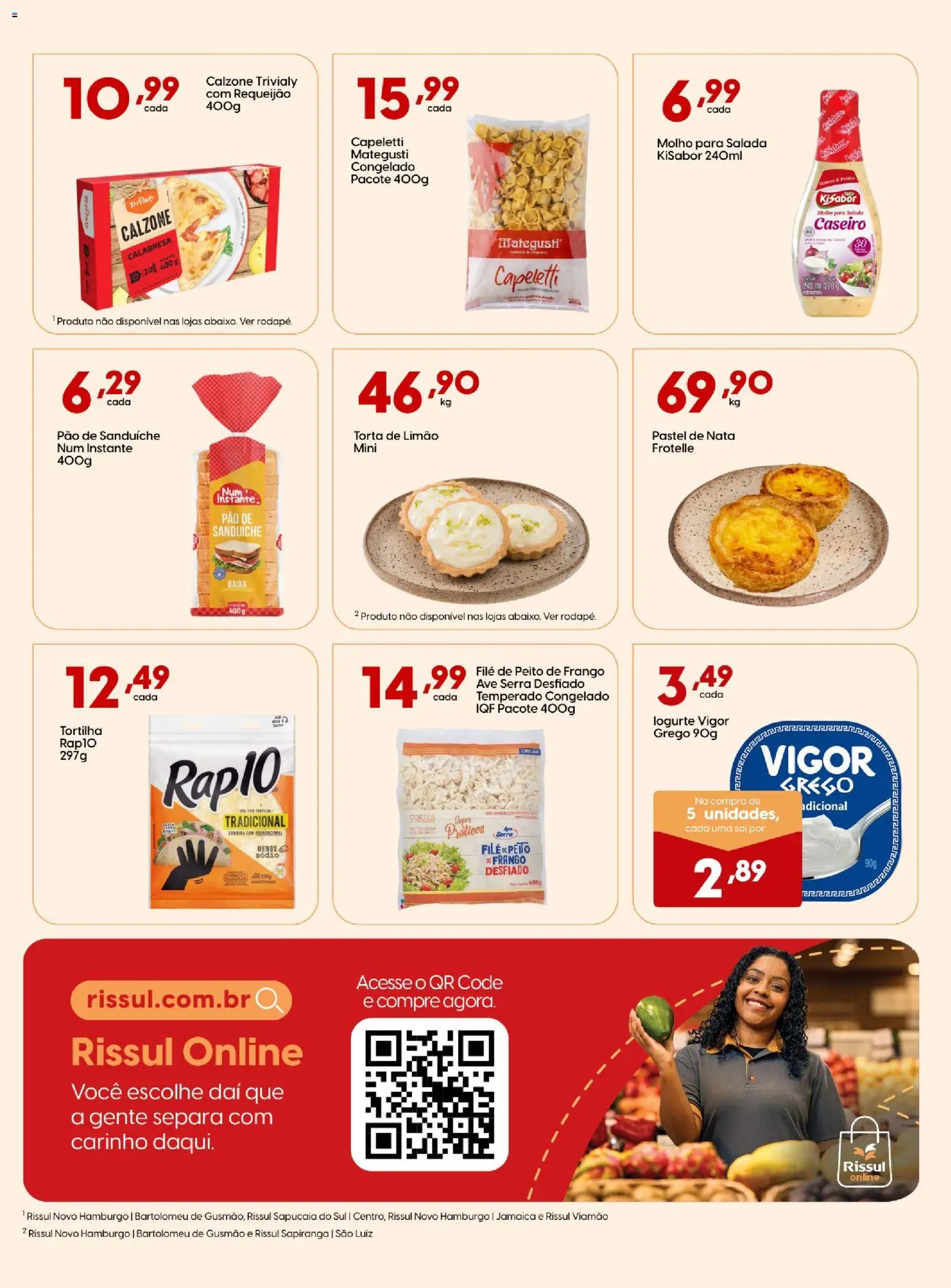 Rissul Folheto - válido de 14.05.2026 | Página: 3 | Produtos: Pão, Sanduíche, Requeijão, Rodapé