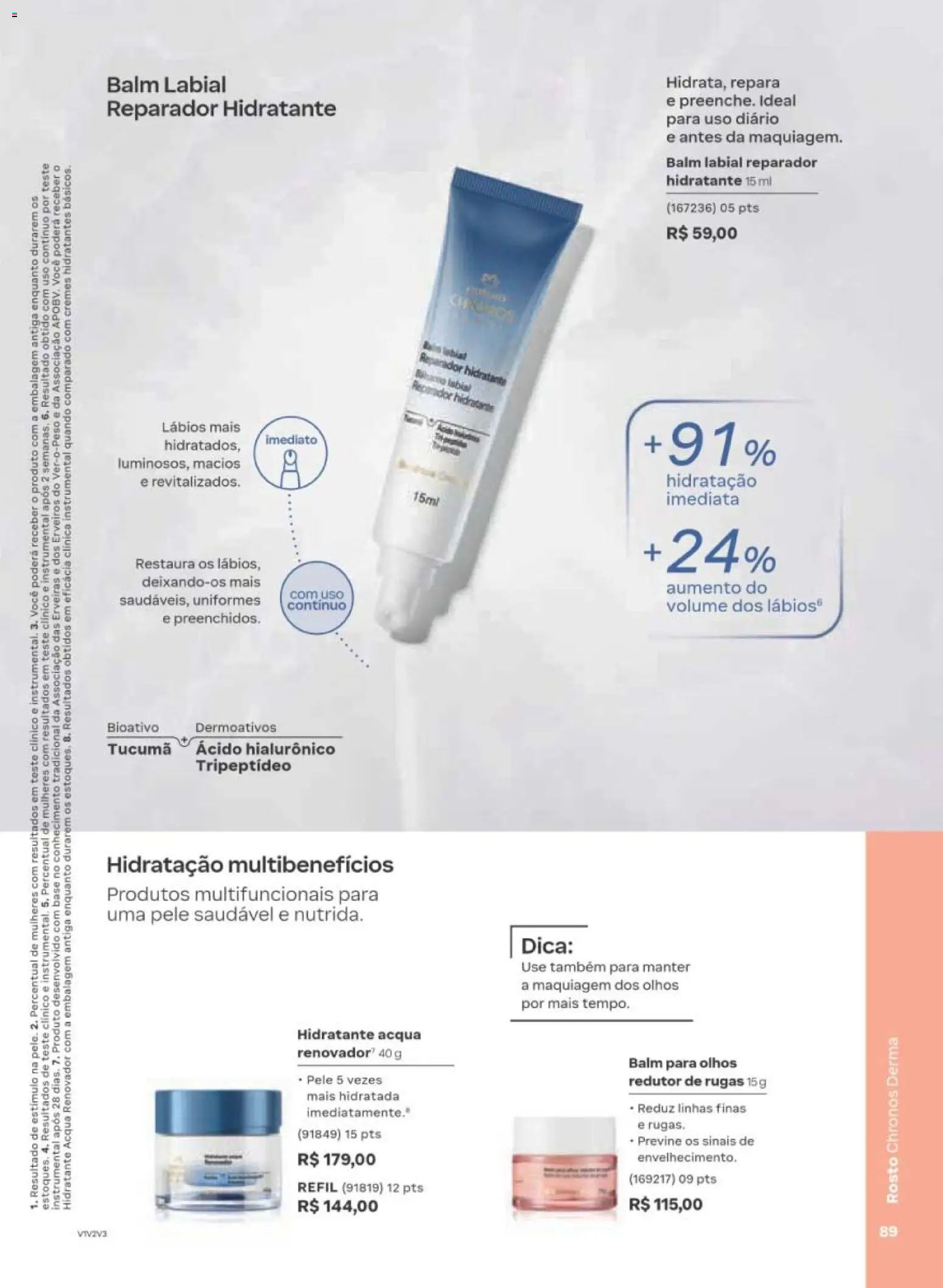 Natura Folheto - válido de 29/06/2026 | Página: 89 | Produtos: Maquiagem, Base