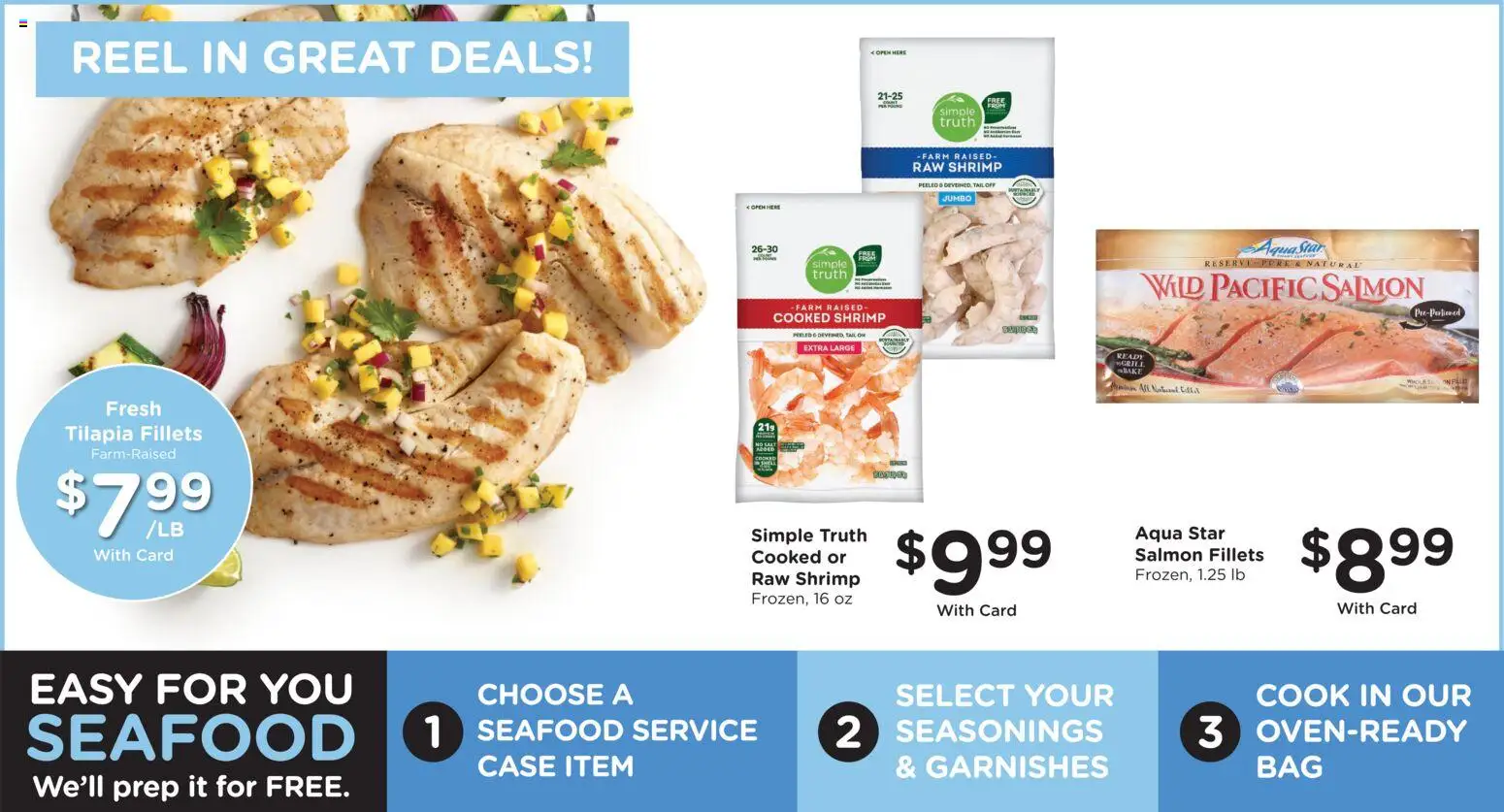 King Soopers Weekly Ad - valid from 07/15/2026 | Page: 12 | Products: Shrimp, Seasonings, Seafood, Case