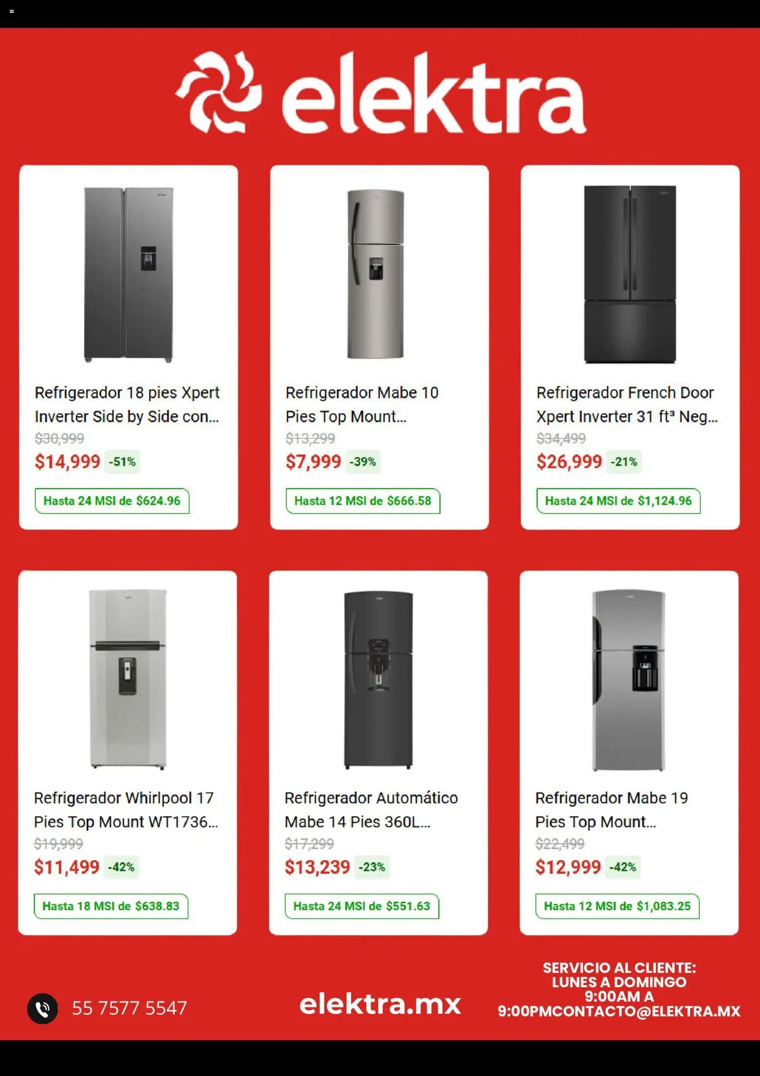 Nuevas ofertas de Elektra válidas en toda la República Mexicana desde el 06/07/2026. ¡Encuentra las mejores ofertas en Elektra catálogo! | Página: 2