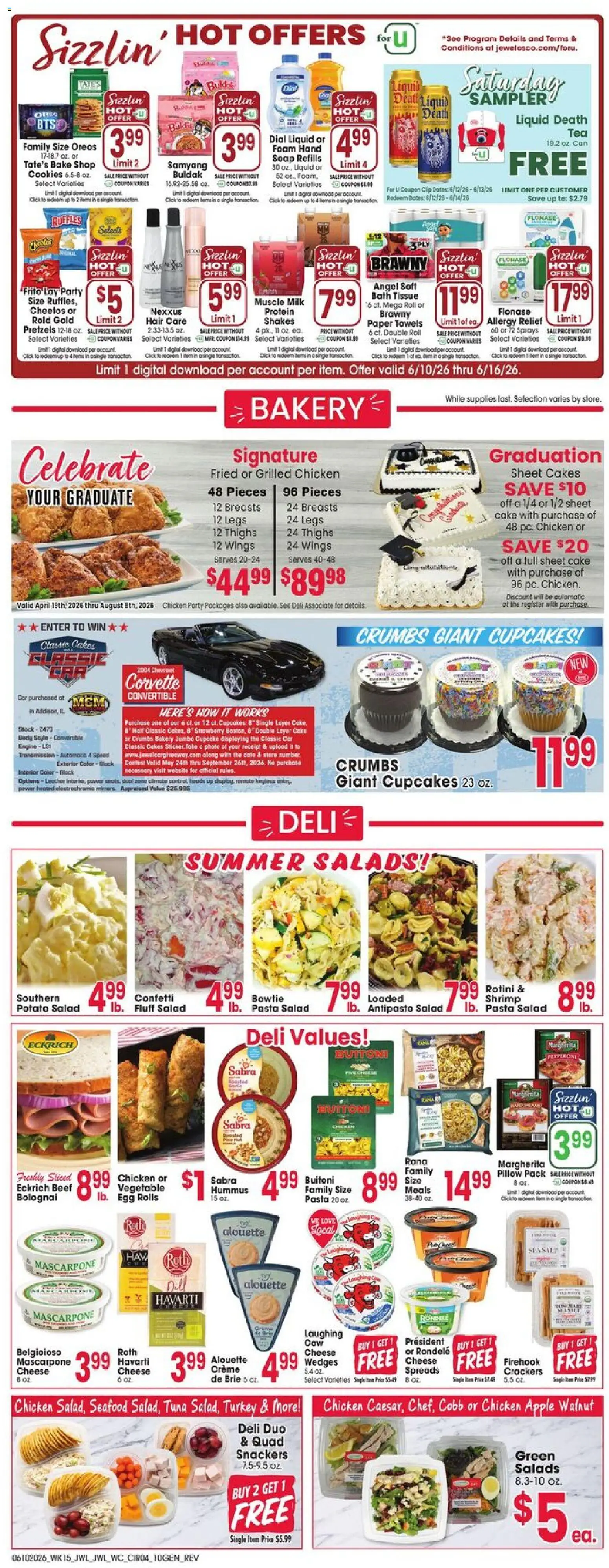 Jewel Osco Weekly Ad - IL - valid from 10.06.2026 | Page: 4 | Products: Milk, Cookies, Date, Sheet
