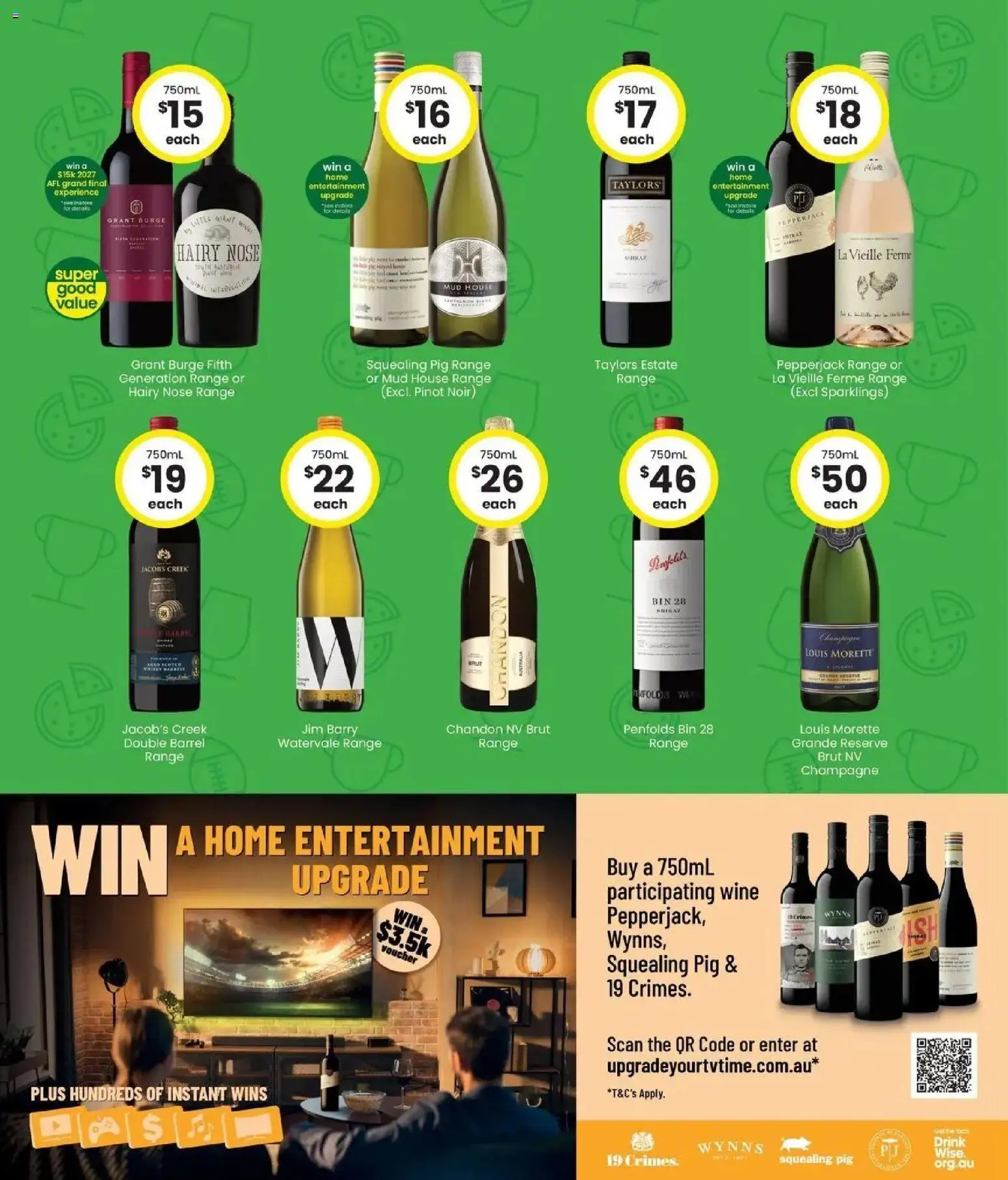 The Bottle-O - Good value booze for good value fans 14/09 - 14/09/2026 > weekly / monthly specials | Page: 7 | Products: Champagne, Wine