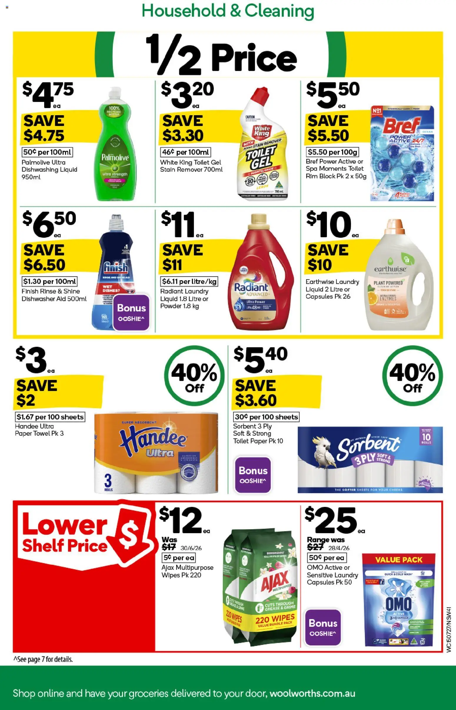 Woolworths catalogue - valid from 15/07/2026 | Page: 41 | Products: Plant, Stain remover, Laundry, Dishwasher