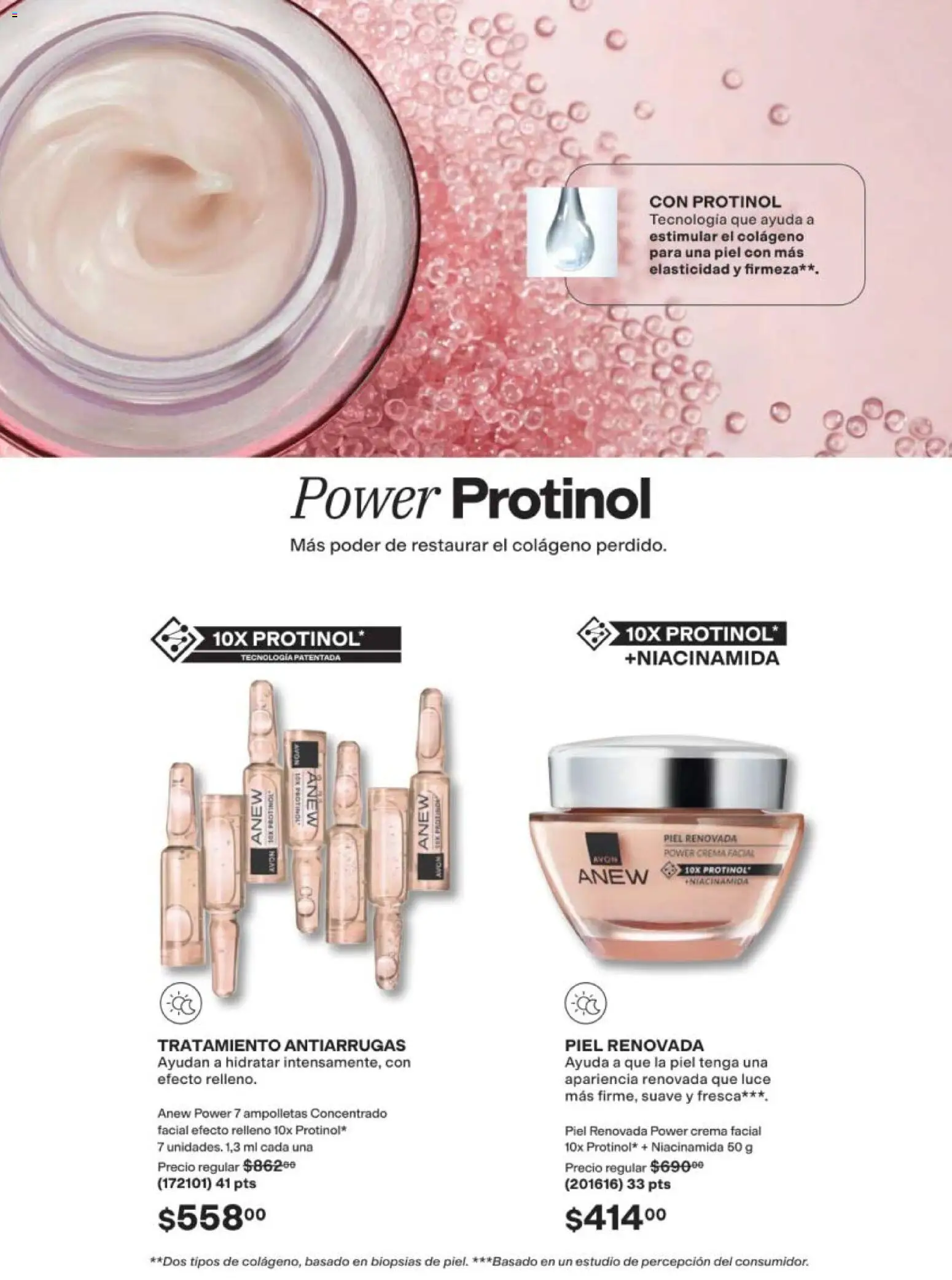 Nuevas ofertas de AVON válidas en toda la República Mexicana desde el 10/07/2026. ¡Encuentra las mejores ofertas en AVON campaña 11 2026! | Página: 119 | Productos: Serum, Crema, Crema facial