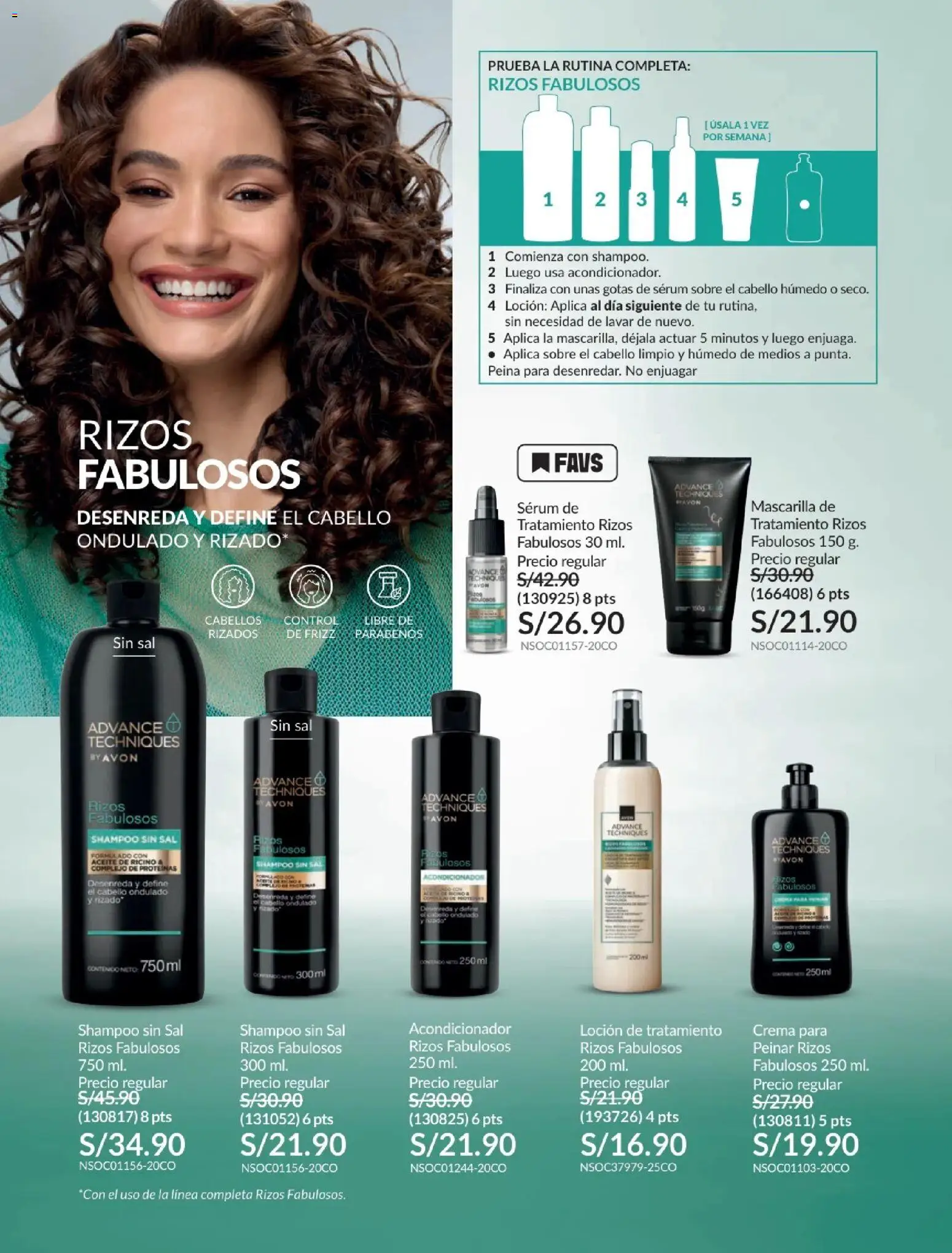 Catálogo Avon válido desde 21/04/2026 | Página: 178 | Productos: Shampoo, Acondicionador, Aceite, Crema