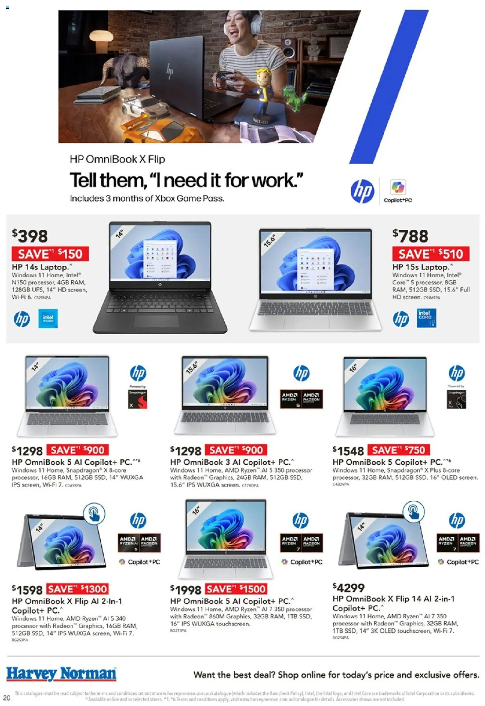 Harvey Norman catalogue - valid from 06.03.2026 | Page: 20 | Products: Accessories, Pc, Xbox, Game