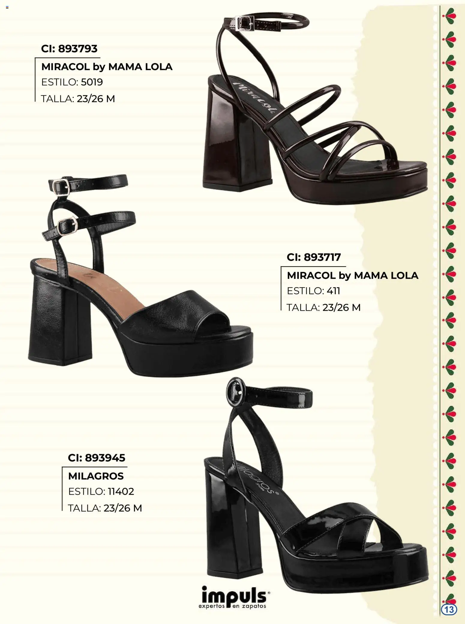 Nuevas ofertas de Impuls válidas en toda la República Mexicana desde el 27/08/2026. ¡Encuentra las mejores ofertas en Impuls catálogo Botas! | Página: 13 | Productos: Zapatos