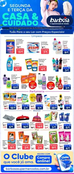 Barbosa Supermercados ofertas Casa e Cuidado - Pré-Visualização do folheto da loja Barbosa Supermercados, válido de 18.05.2026