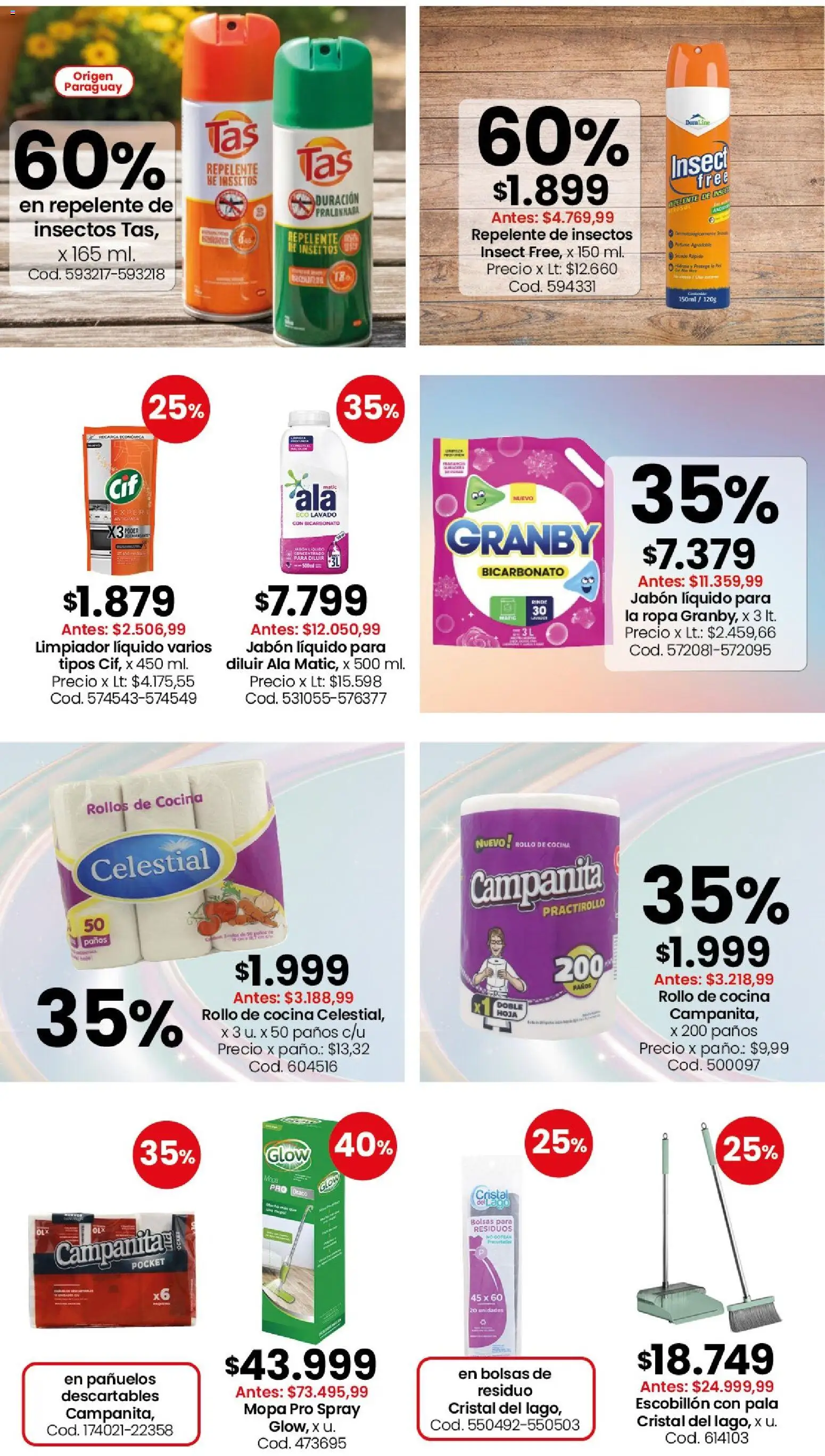 Coto - Perfumería y limpieza │ válido desde el 20/07/2026 | Página: 3 | Productos: Cocina, Jabón líquido, Ropa, Limpiador