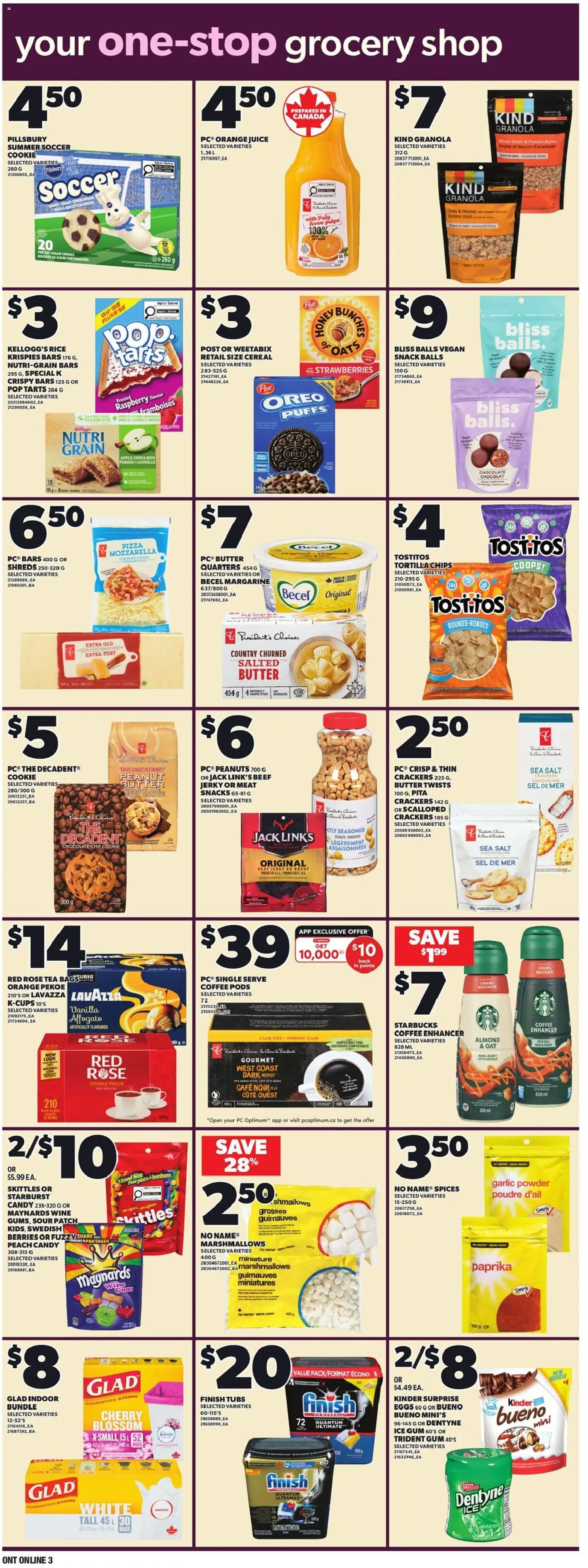 Loblaws flyer valid from 11.06.2026 | Page: 11 | Products: Chips, Cookies, PC, Powder
