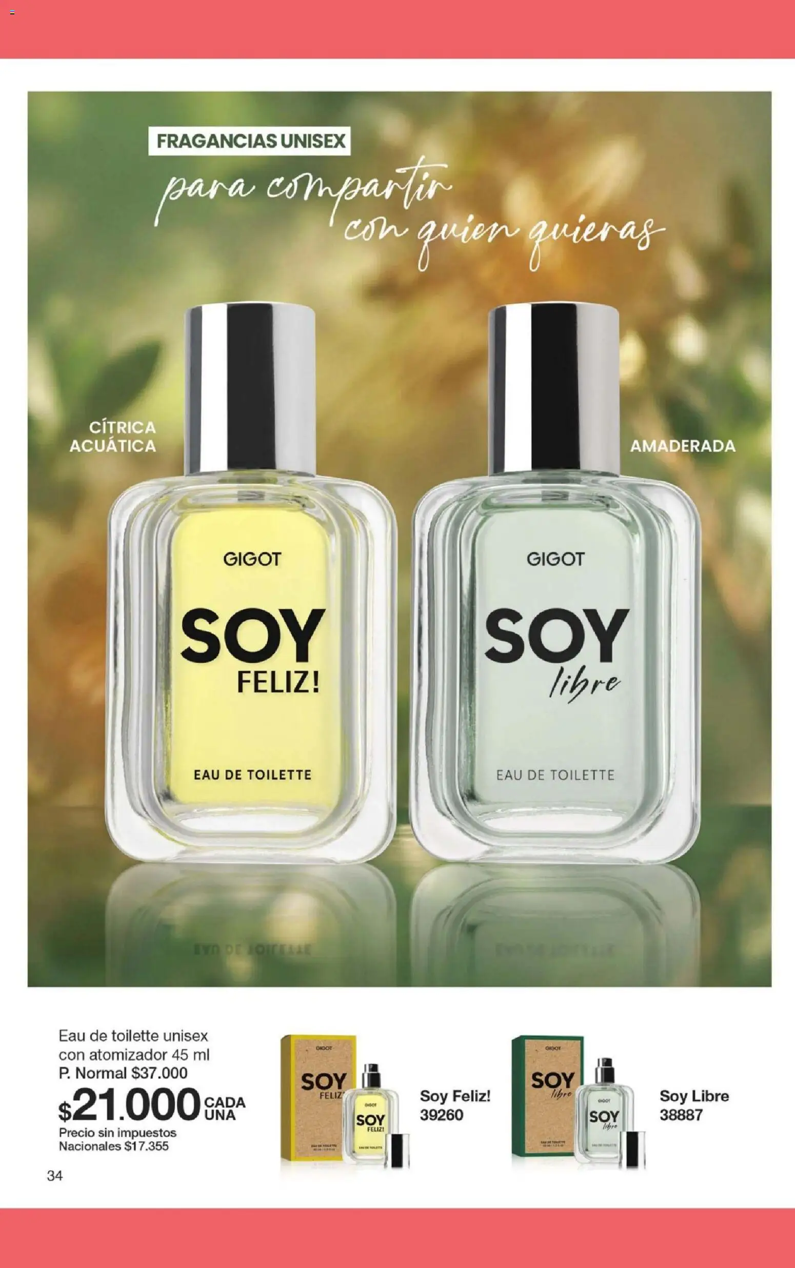 Gigot catálogo 11 │ válido desde el 01/07/2026 | Página: 40 | Productos: Eau de toilette
