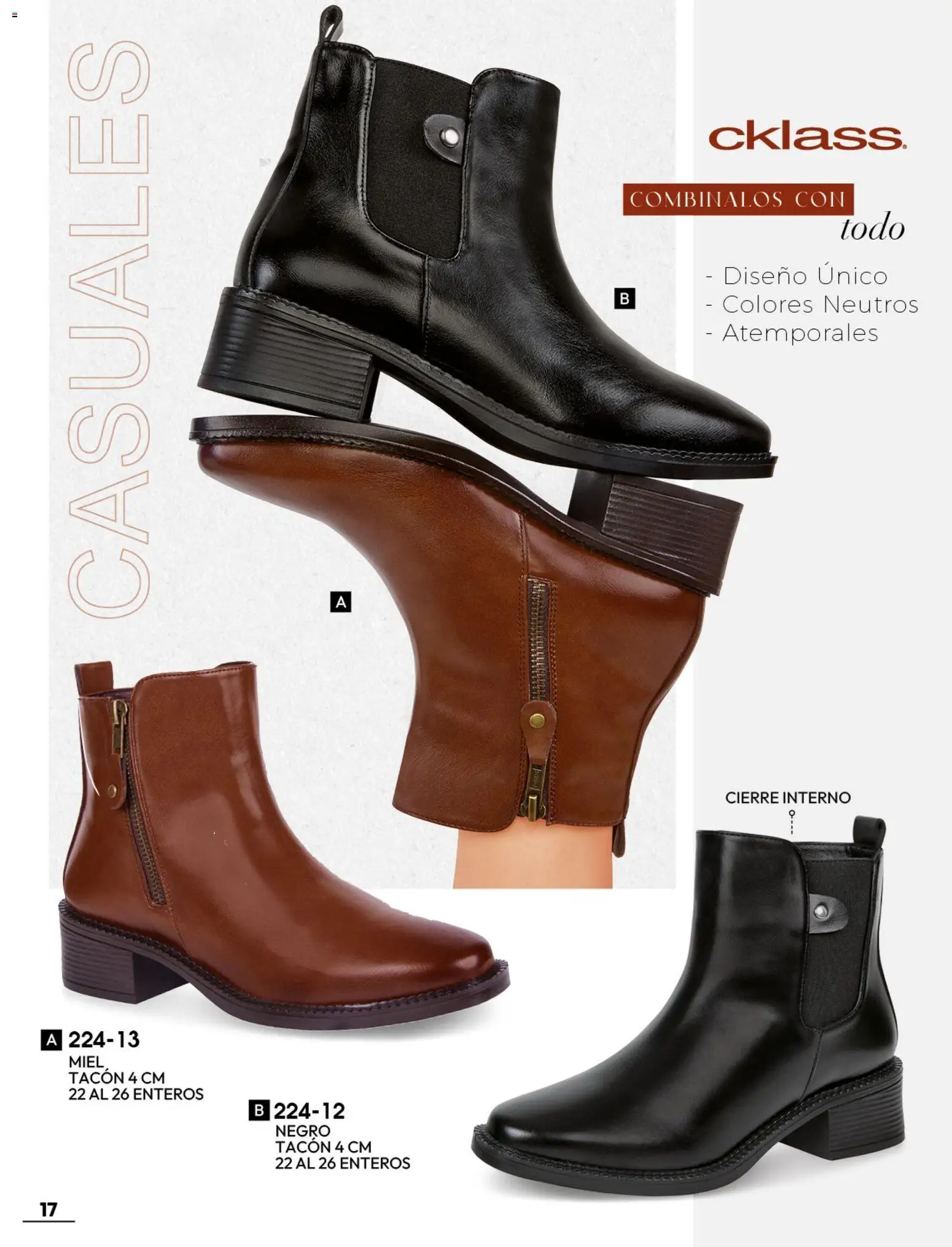 Nuevas ofertas de Cklass válidas en toda la República Mexicana desde el 08/07/2026. ¡Encuentra las mejores ofertas en Cklass catálogo Botas y botines! | Página: 18