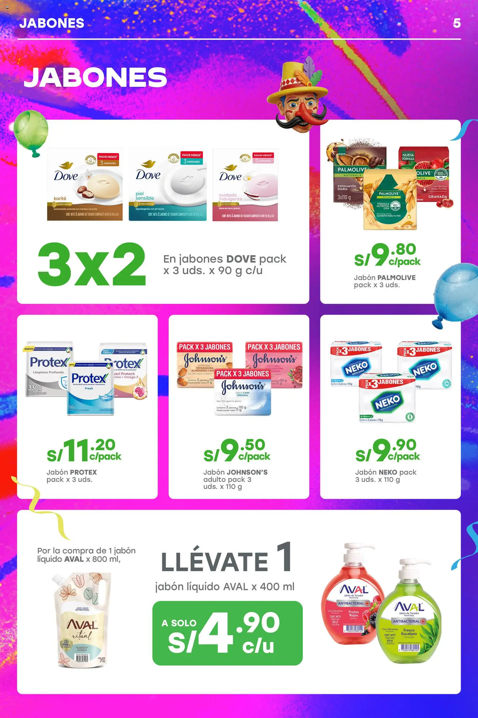 Catálogo Tottus válido desde 18/02/2026 | Página: 5 | Productos: Crema, Omega, Coco, Granada